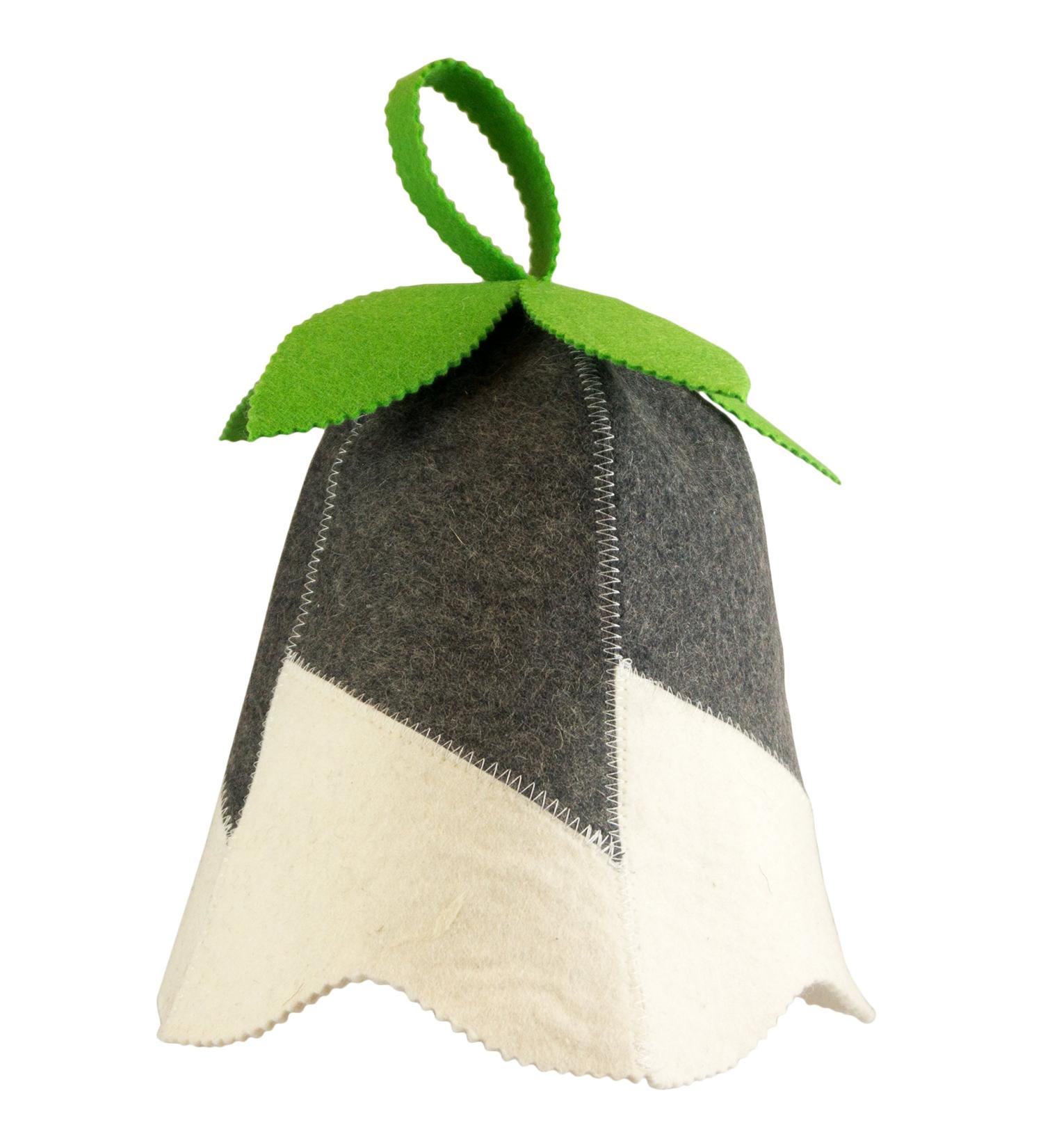 Buy Unique 100% Wool Felt Sauna Hats for Women & Men - Bell Green Model - International Shipping Available - Buy Online on GoSupps.com