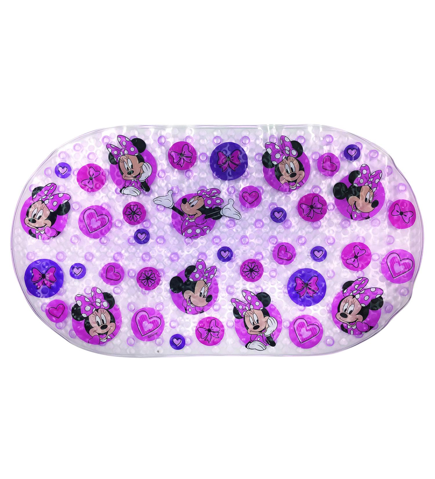 Disney Minnie Mouse Oval Bubble Bath Mat  15.75 X 27