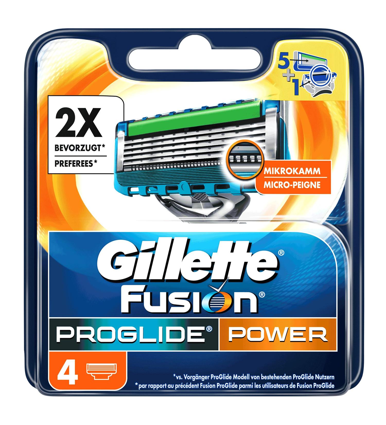 Buy Gillette Fusion ProGlide Power Razor Blades - 4 Pack | International Shipping Available - Buy Online on GoSupps.com
