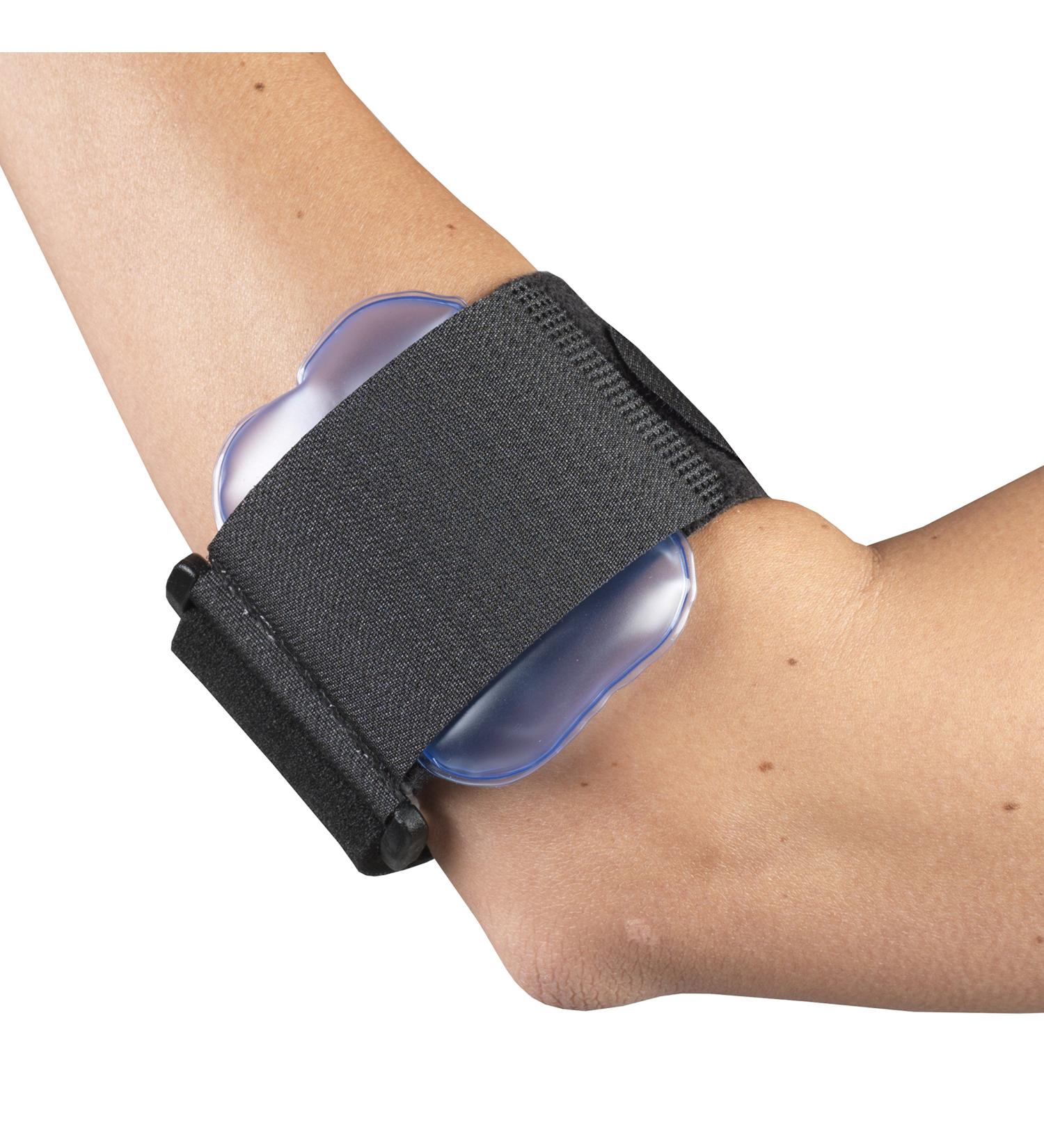 OTC Forearm Band | Tennis Elbow Compression Strap with Air Pad Support - Black | International Shipping Available - Buy Online on GoSupps.com