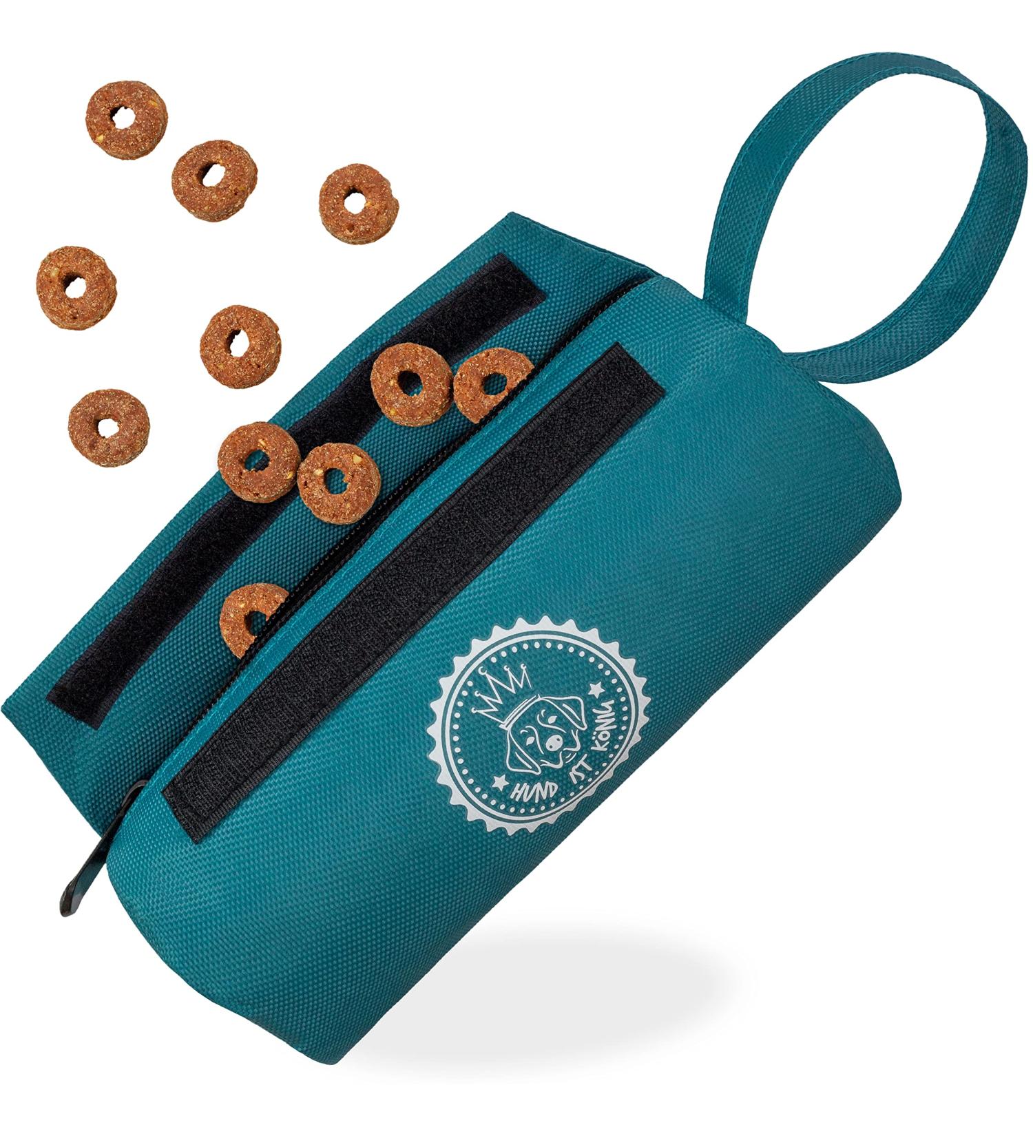 Dog is K nig Feed Bag for Dogs - Dummy for Training | Includes Treats & Training Book | Petrol Blue Training Dummy - Buy Online on GoSupps.com