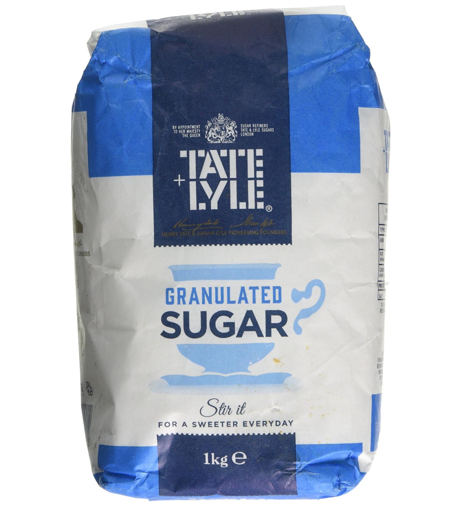 Tate & Lyle Granulated Sugar 1kg - Premium Quality Sweetener (Pack of 1) - Buy Online on GoSupps.com
