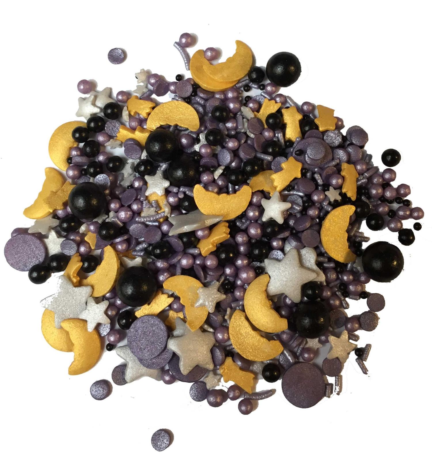 Sprinkletti - Halloween Cake Topper Sprinkles Pouches - Edible Cupcake Decorations - Ideal For Halloween & Autumn Themed Cakes & Bakes (100g Wizard) 100g Wizard - Buy Online on GoSupps.com