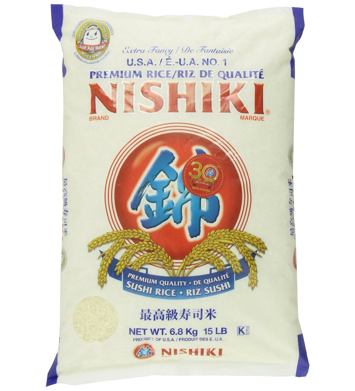Nishiki Premium Quality Sushi Rice 6.8Kg - Buy Online on GoSupps.com