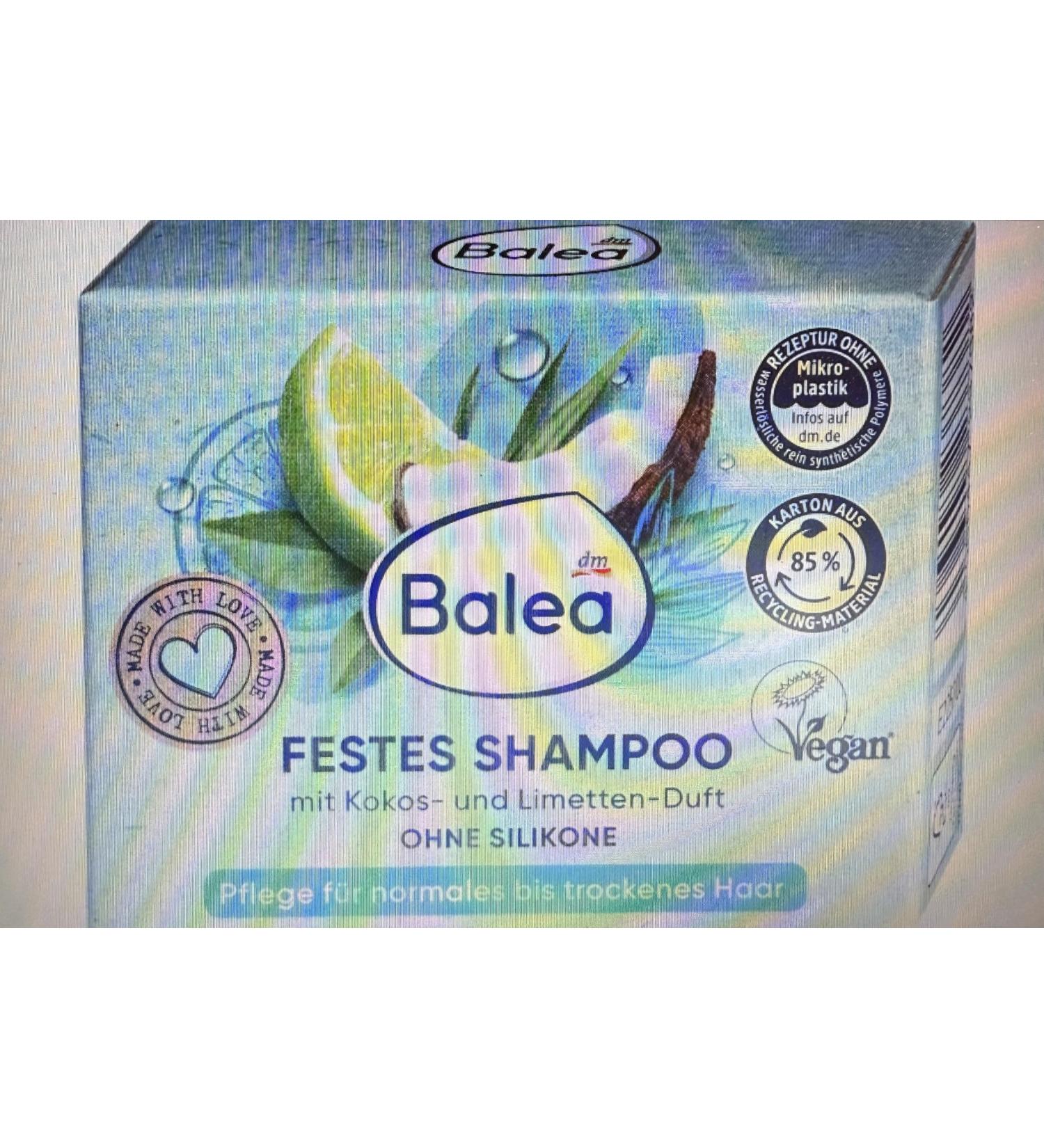 Balea Shampooing Fixe Coco Lime 60g