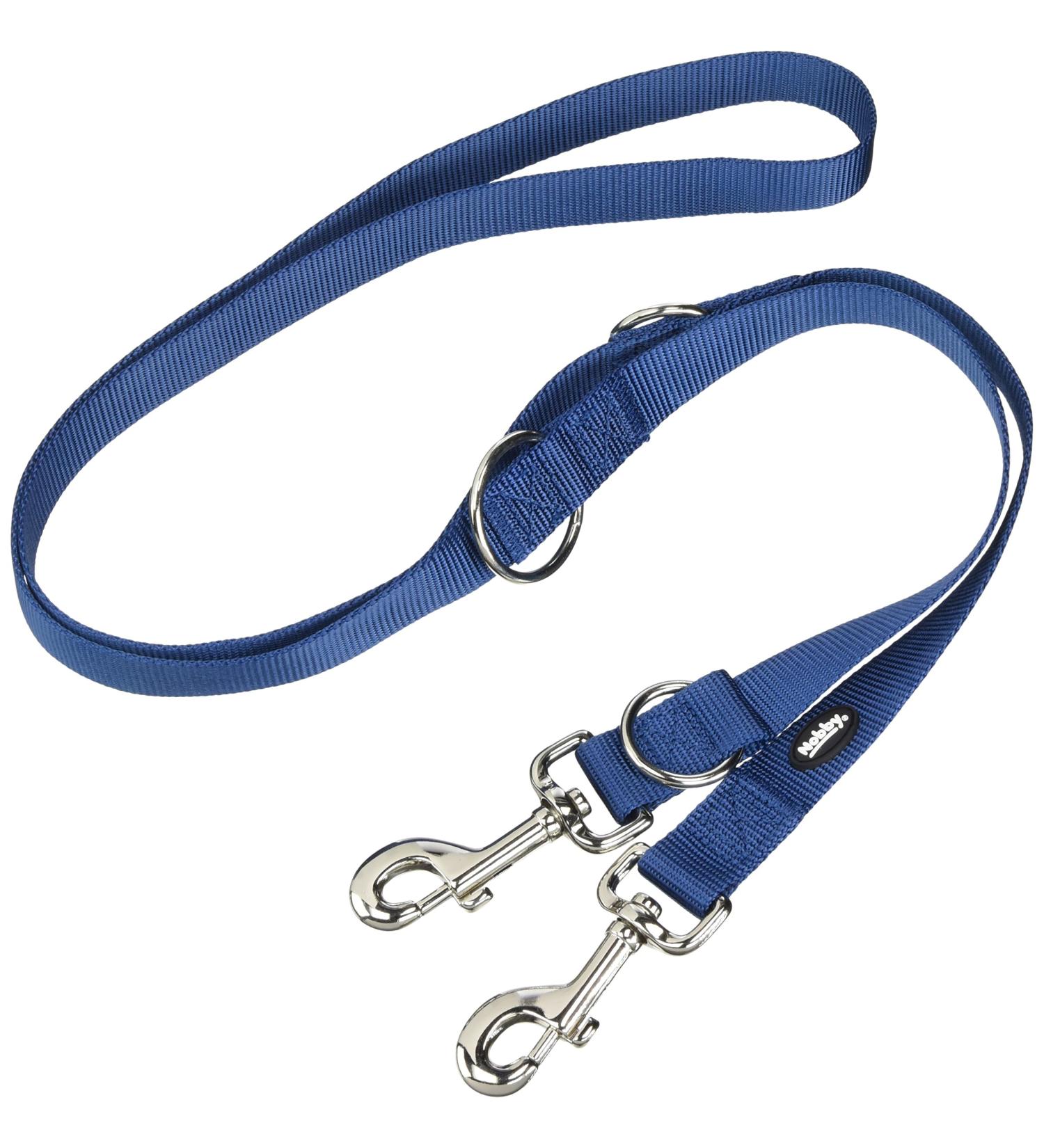 Nobby Classic Blue Dog Leash - 200 cm Length 25 mm Width - Durable Stylish International Shipping Available - Buy Online on GoSupps.com