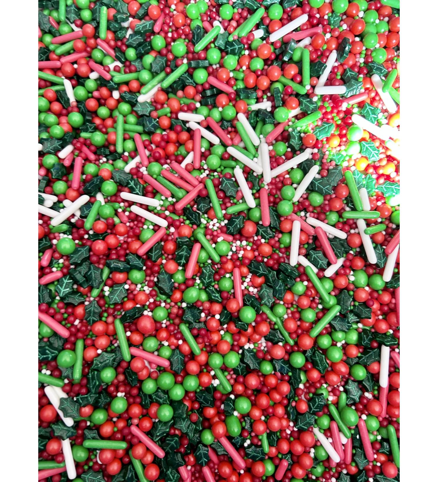 Cake N Bake Christmas Themed Edible Sprinkles (35g Christmas Grinch) 35g Christmas Grinch