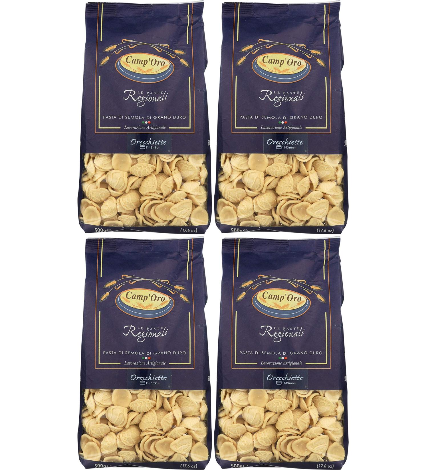 Camp'Oro Le Regionali Italian Pasta  Orecchiette  17.6 Oz (Pack of 4) - Buy Online on GoSupps.com