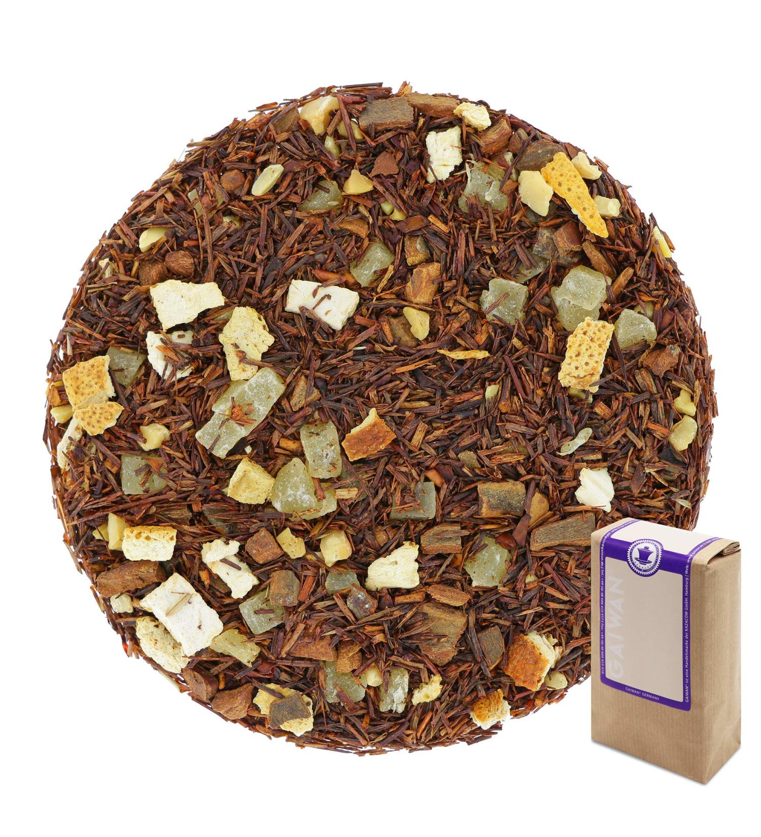 No. 1425: Rooibos Tea Loose Leaf "Autumn Punch" - 250 g (8.82 oz) - GAIWAN Germany - Rooibos Cassia Orange Ginger Pineapple and Papayas Almond 250g - Buy Online on GoSupps.com