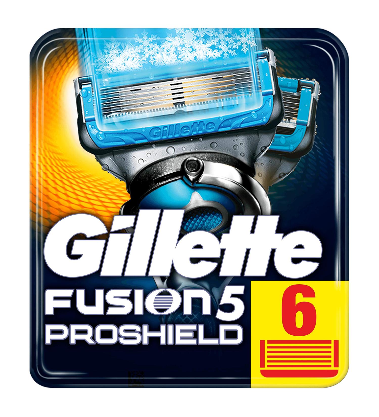 Gillette Fusion5 ProShield Shower Razor Blades 6 Pack - Premium Quality for a Superior Shave Ships Internationally - Buy Online on GoSupps.com