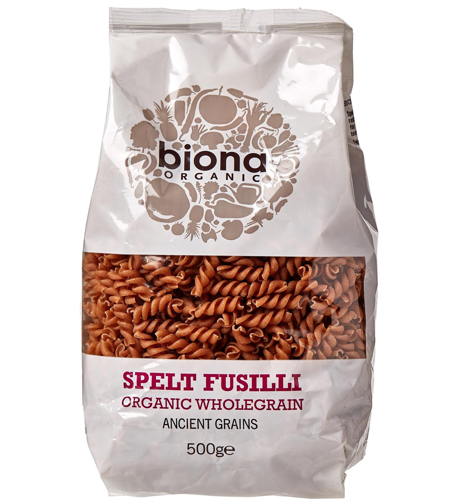 Biona Organic Wholewheat Spelt Fusili 500 g - Buy Online on GoSupps.com