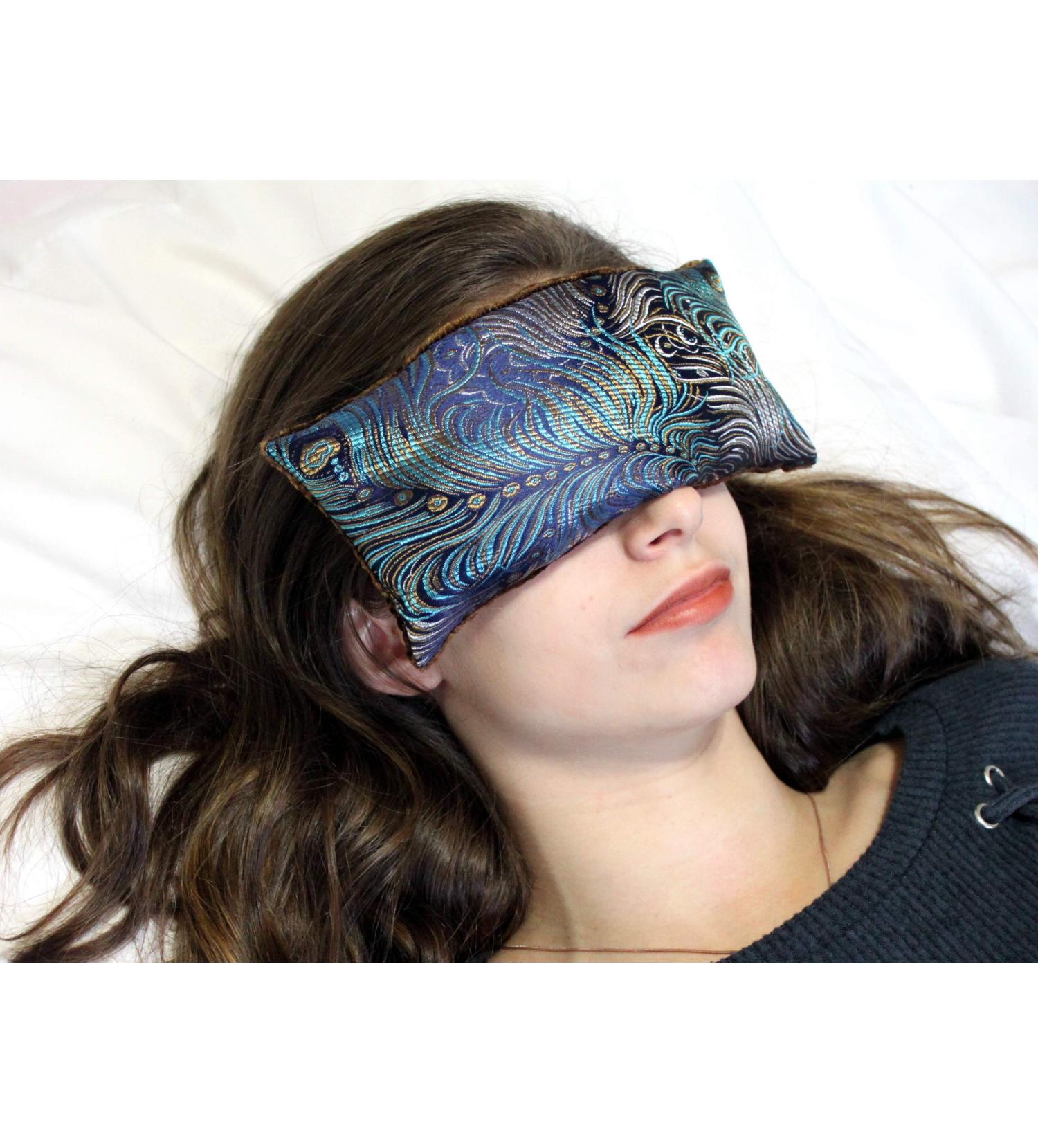 Candi Andi Handmade Unscented Eye Pillow - Flax Seed Fill - Dark Turquoise - Buy Online on GoSupps.com