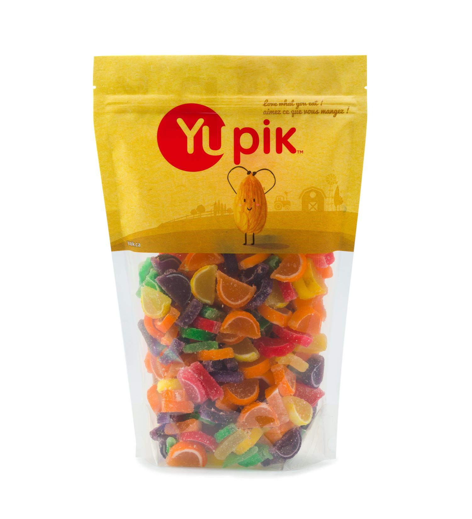 Yupik Mini Jelly Fruit Flavored Slices 1 kg 6 Count Gluten-Free Colorful Candy Soft & Chewy Fruity Flavors Sugary Coating Delicious Snacks Ideal for Gifting Halloween & Holidays 6 kg - Buy Online on GoSupps.com