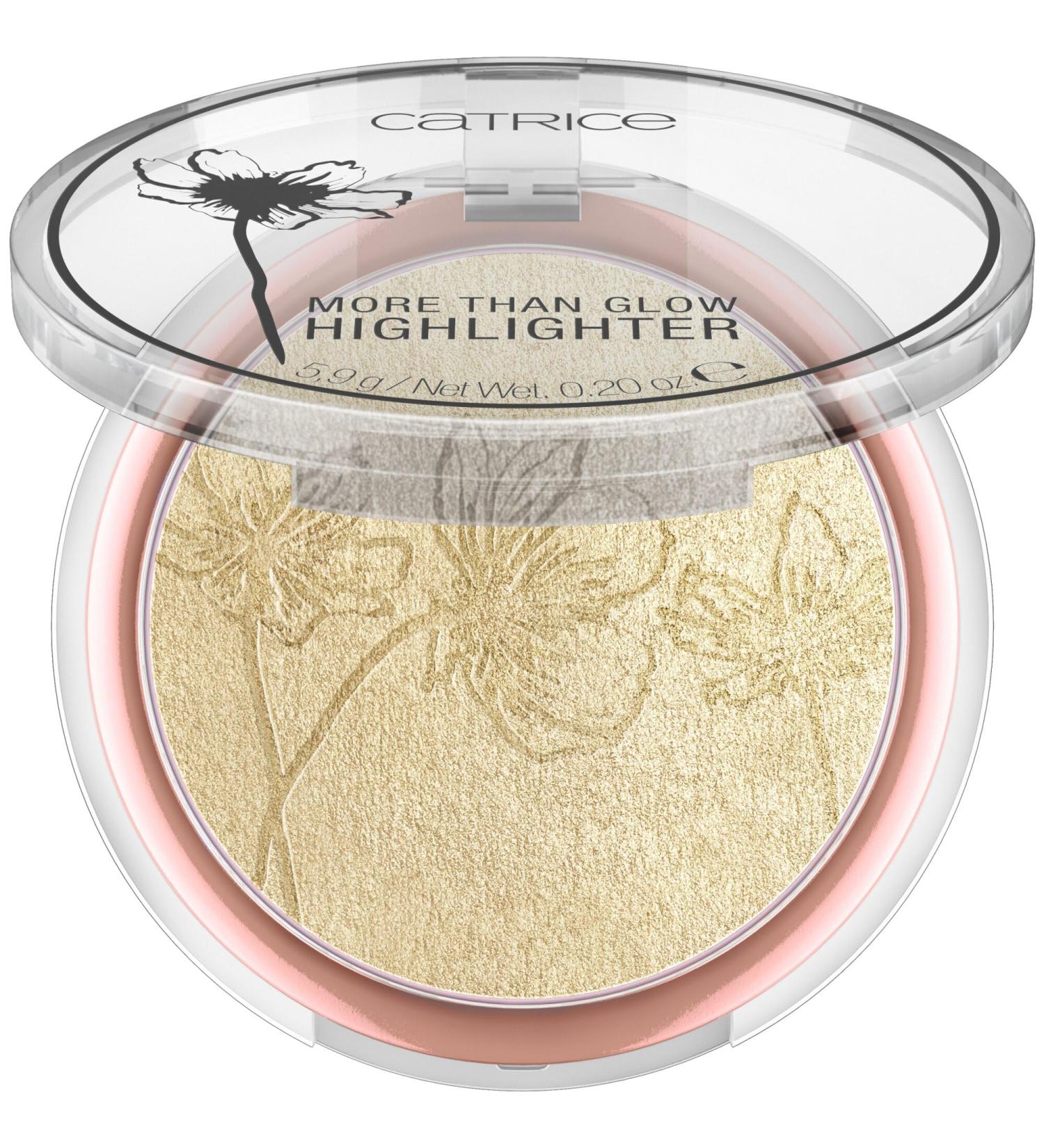 CATRICE More Than Glow Highlighter 010 Ultimate Platinum Glaze - 5.9g | Best Shimmering Face Highlighter for Radiant Glow | International Shipping Available - Buy Online on GoSupps.com