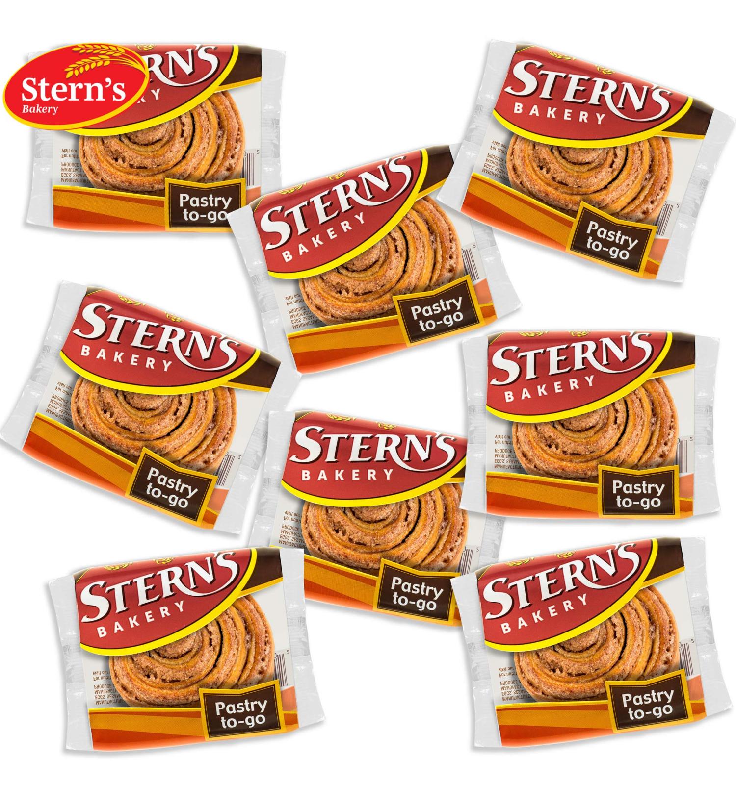 Cinnamon Rolls Snack Packs | Cinnamon Buns | Cinnamon Croissants | Office Snacks | Coffee Snacks | Lunchbox Snacks | 8 Cookies Individually Wrapped |12 oz Sterns Bakery(Cinnamon Bun Pastries) - Buy Online on GoSupps.com