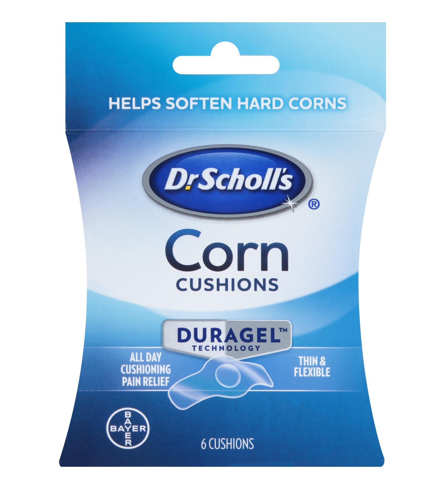 Dr. Scholl's CORN REMOVERS Seal & Heal Bandage with Hydrogel Technology  6 ct // Removes Corns Fast And Provides Cushioning Protection Against Shoe Pressure And Friction For All-Day Pain Relief 6 Count (Pack of 1)