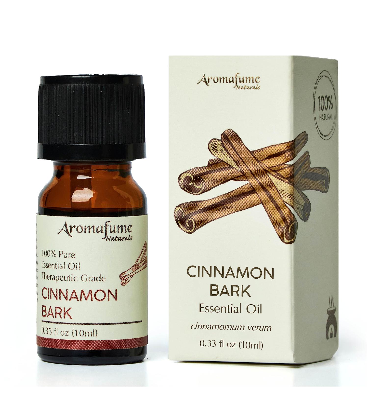 AROMAFUME Cinnamon Bark Essential Oil - 100% Natural Therapeutic Grade Essential Oils - Comforting Aromatherapy Oil for Home Diffusers - Gifts for Her - 10ml - Buy Online on GoSupps.com