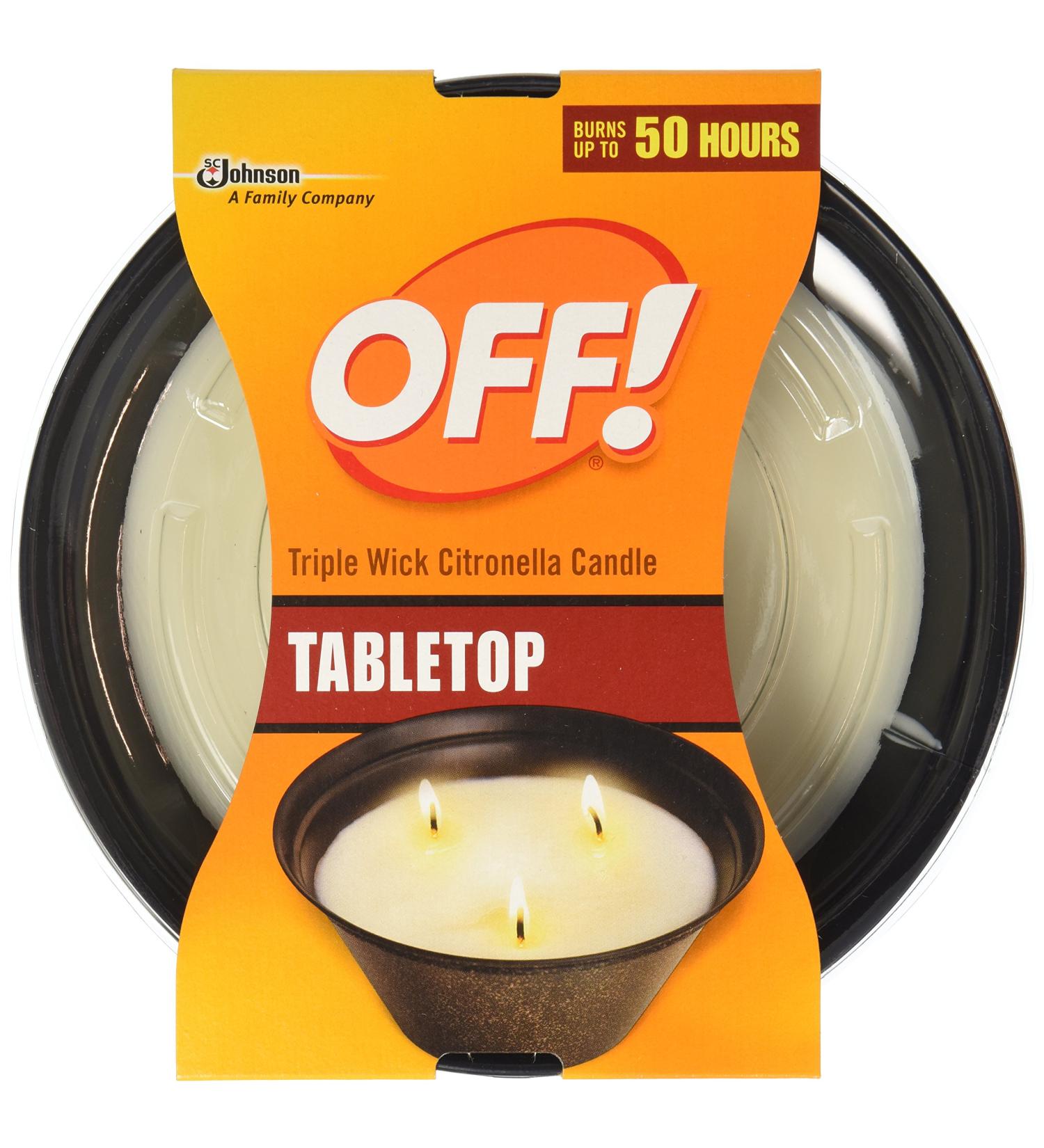 3-Wick Citronella Bucket Candle - 23 oz | Outdoor Mosquito Repellent - Buy Online on GoSupps.com