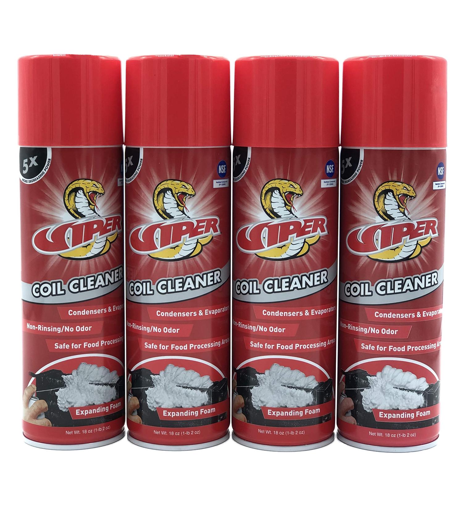 Refrigeration Technologies Viper Non-Rinsing Coil Cleaner RT375A (4-Pack)