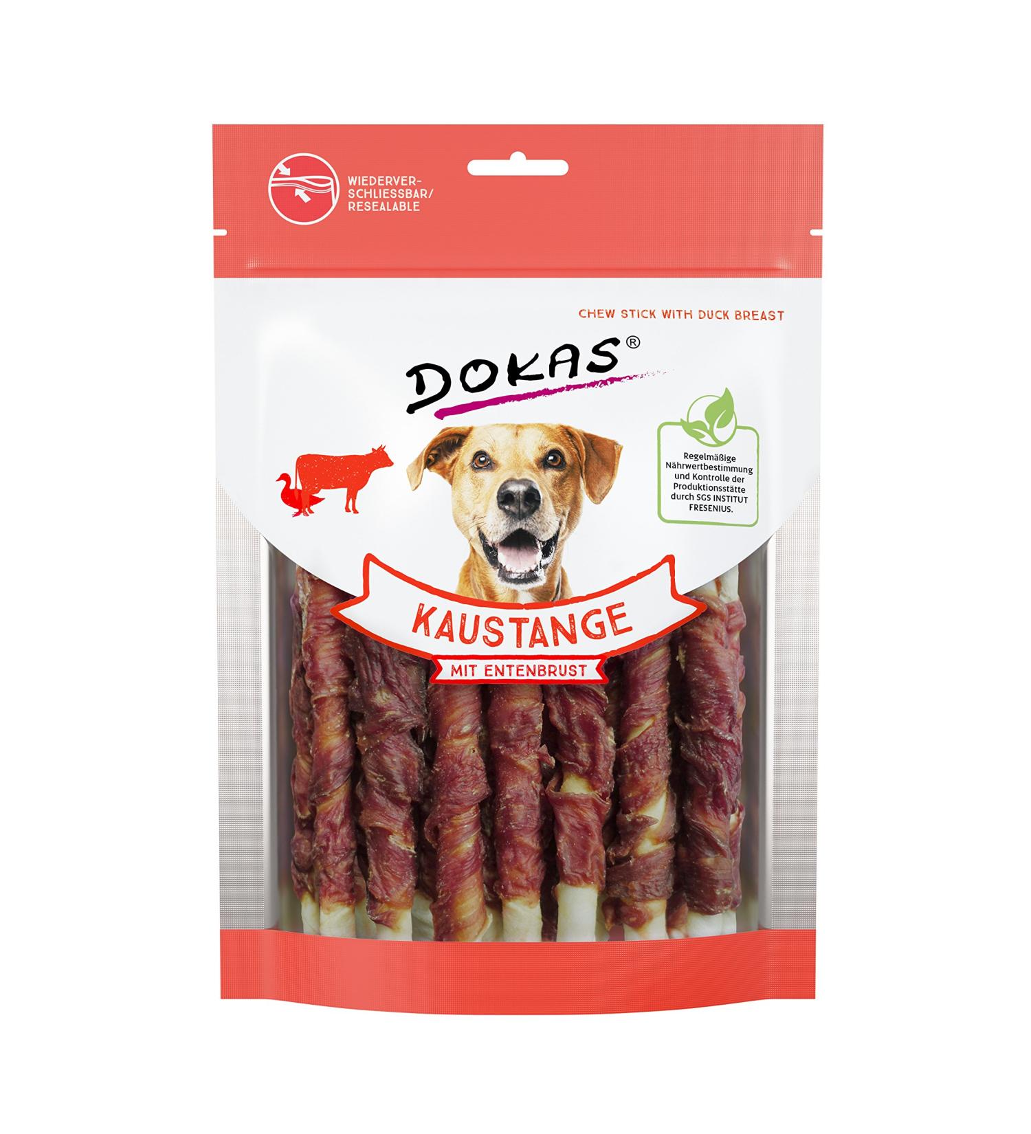 Dokas Dog Chew Stick with Duck Breast for Dogs as a Reward 9 x 200g