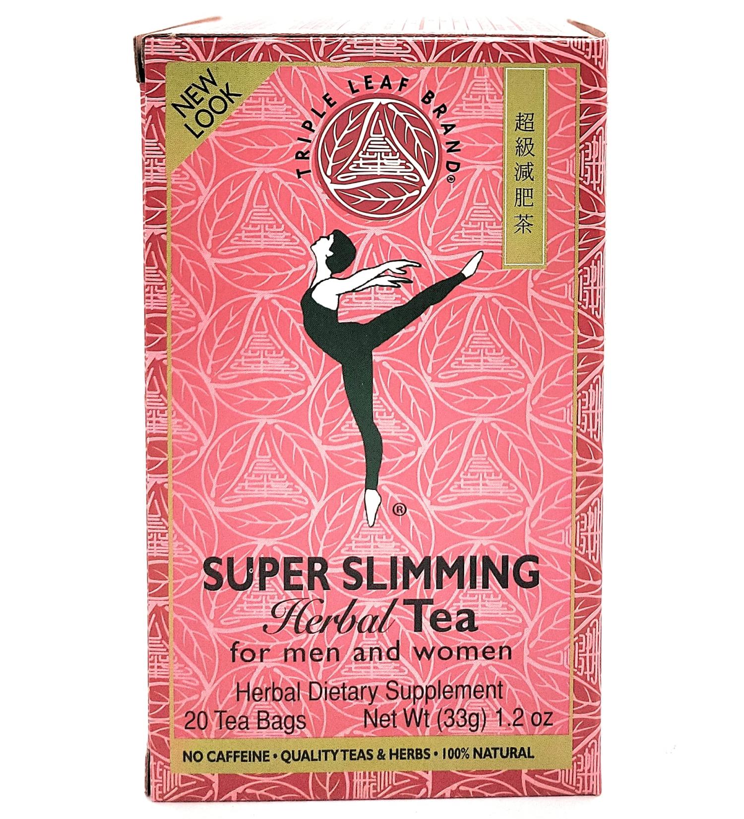 Herbal Tea Triple leaf_SuperSlim Tea 20 bags - Buy Online on GoSupps.com