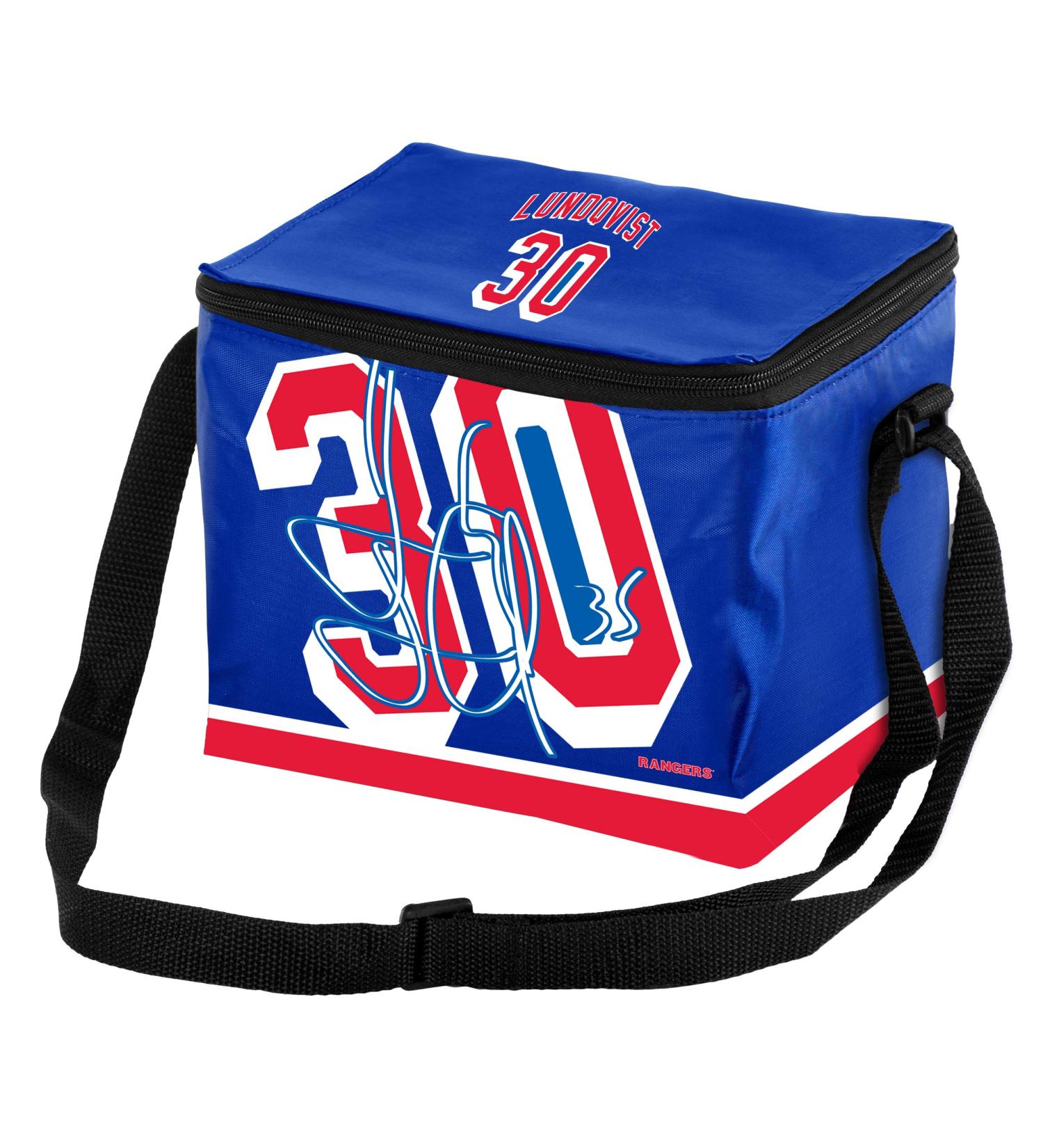 FOCO NHL Player Zippered Lunch Bag New York Rangers/Henrik Lundqvist #30