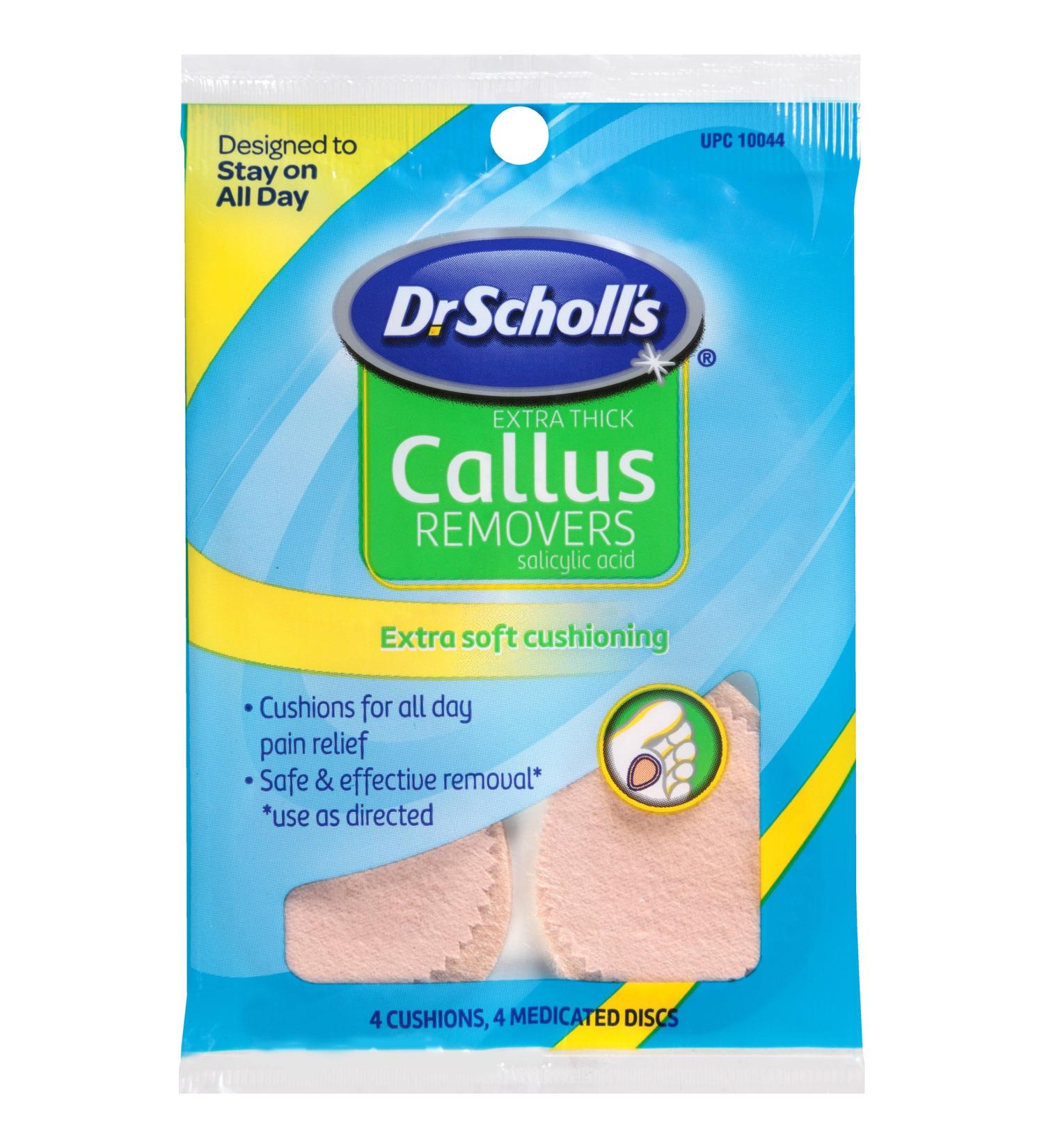 Dr. Scholl's Extra Thick Callus Removers 4 Cushions Ea