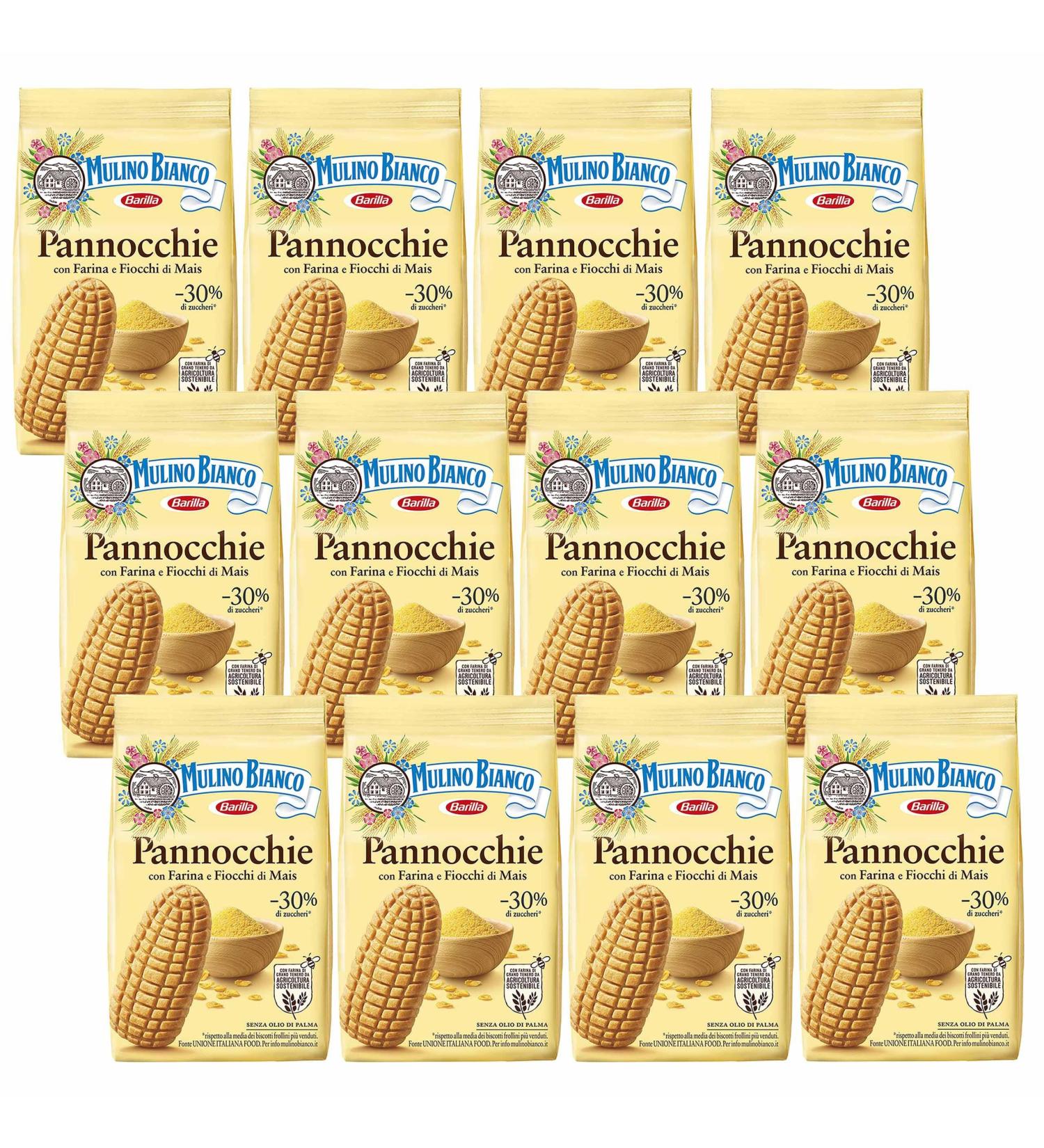  sarcia.eu Mulino Bianco Pannocchie Kruimelkoekjes maiskoekjes 350 g (Corn on the Cob x12) - Buy Online on GoSupps.com