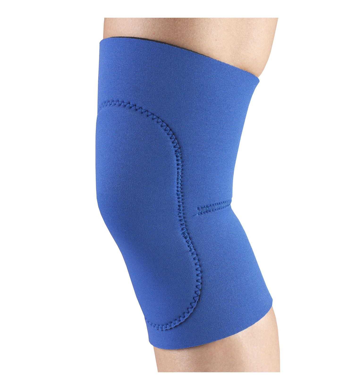 Neoprene OTC Knee Support Sleeve with Oval Pad - Blue, Medium Size - Buy Online on GoSupps.com