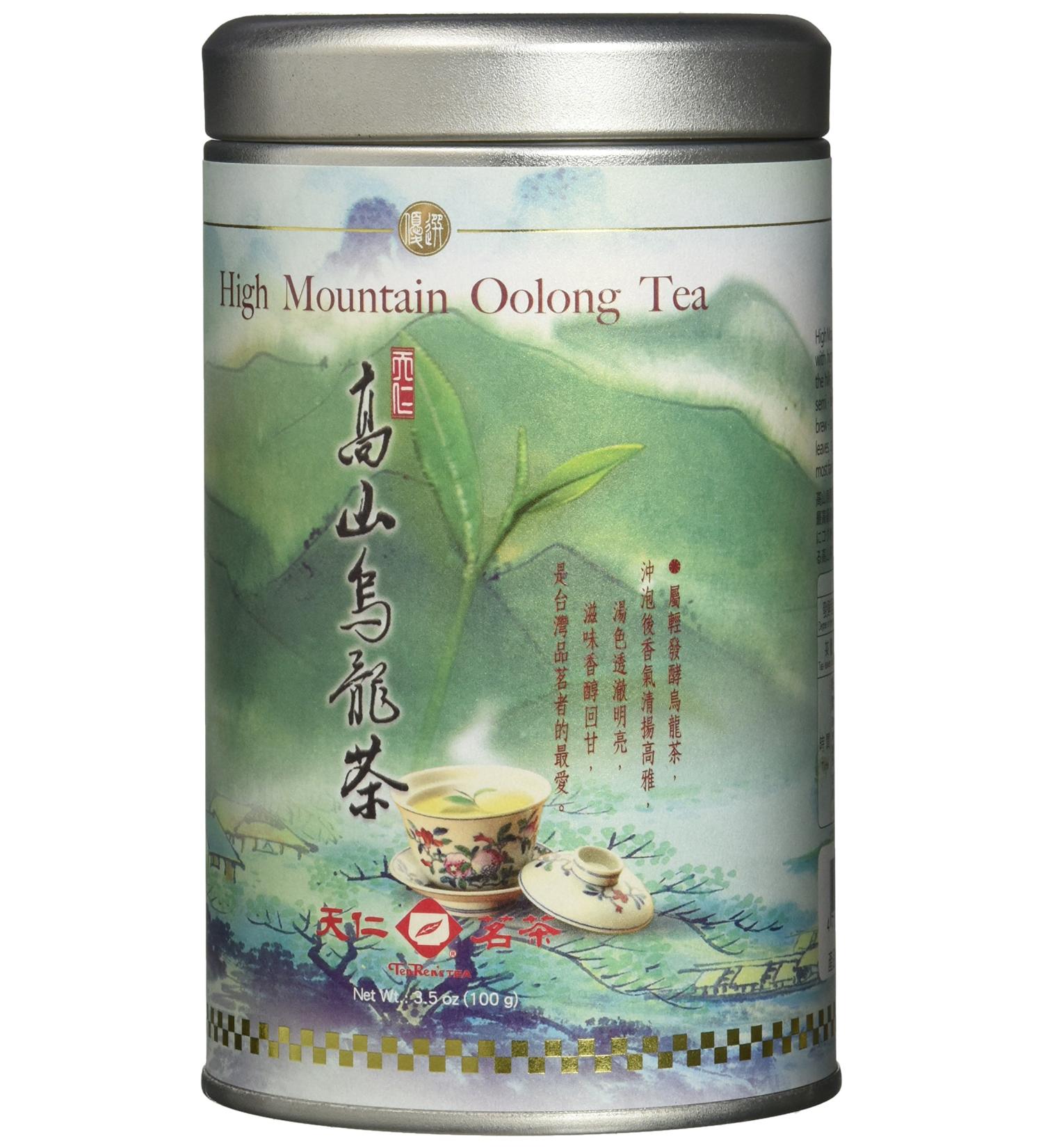Ten Ren High Mountain Oolong Tea Tin - 100g/3.52oz - Authentic Taiwan Tea - Buy Online on GoSupps.com
