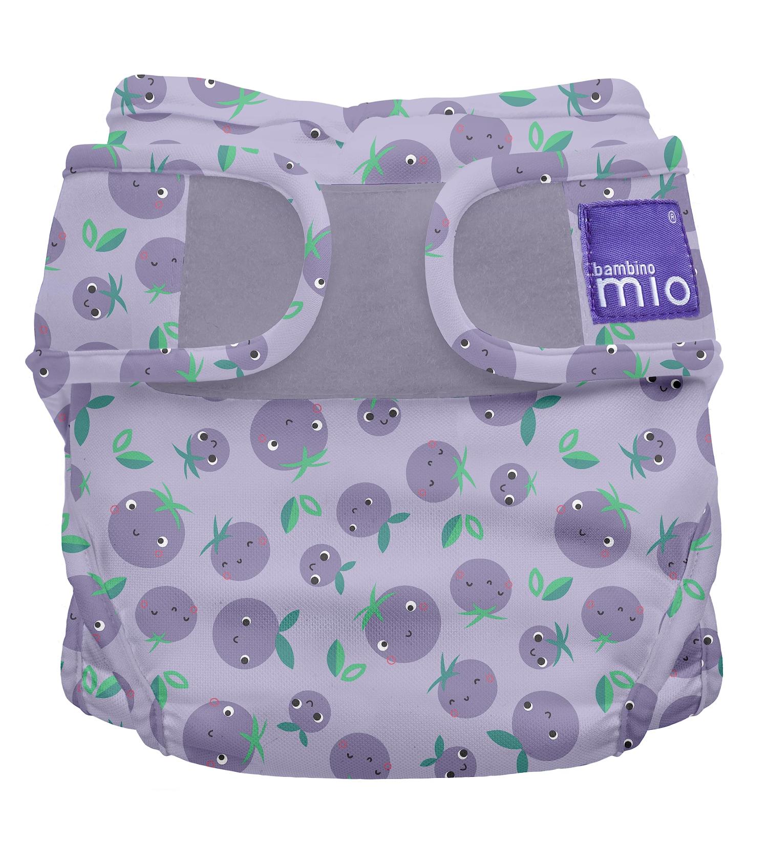 Bambino Mio Mioduo Cloth Diaper Cover - Cheerful Blueberry Size 2 (9kg+) | Eco-Friendly International Shipping - Buy Online on GoSupps.com