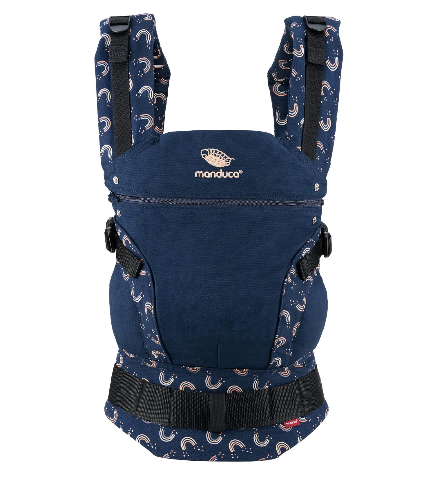 Manduca First Baby Carrier - Organic Cotton Ergonomic Carrier for Newborns & Toddlers (3.5-20 kg) - Rainbownight Rainbow Night Design - Buy Online on GoSupps.com