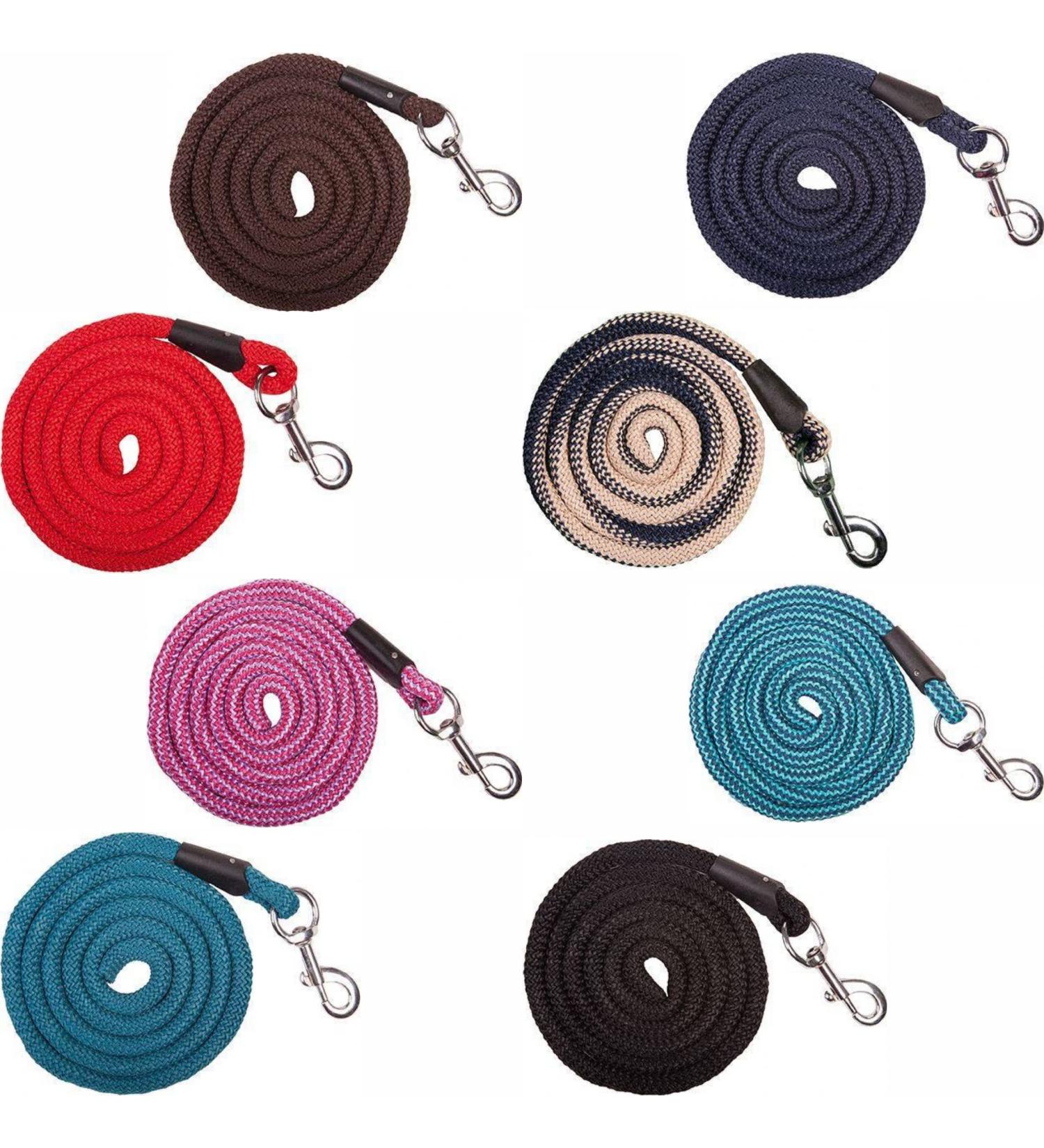 HKM 547053 Aachen Rope with Snap Hook - 180 cm Dark Blue/Beige | International Shipping Available - Buy Online on GoSupps.com