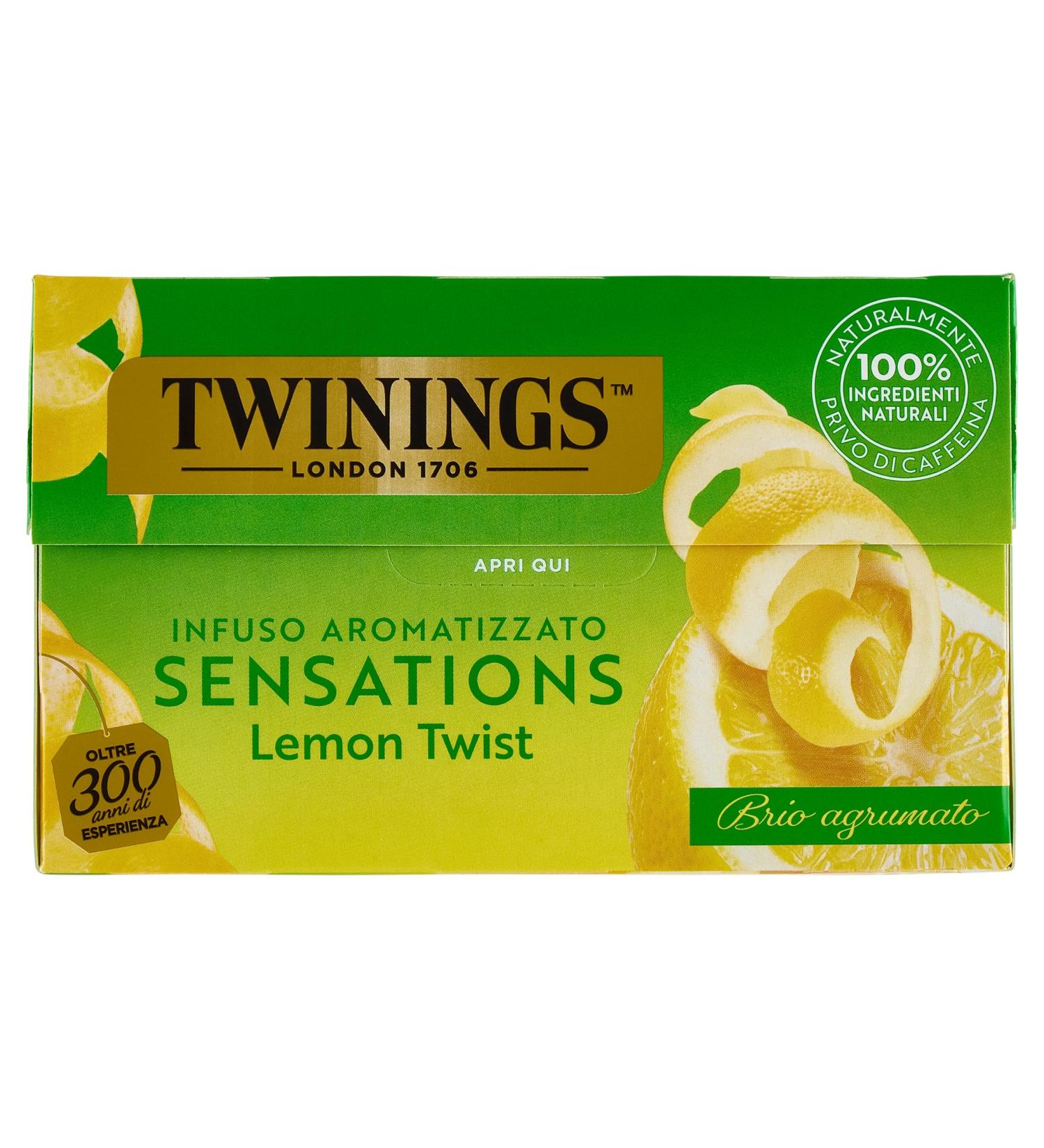 Infusion aromatis e Lemon Twist 20 sachets 30 g TWININGS