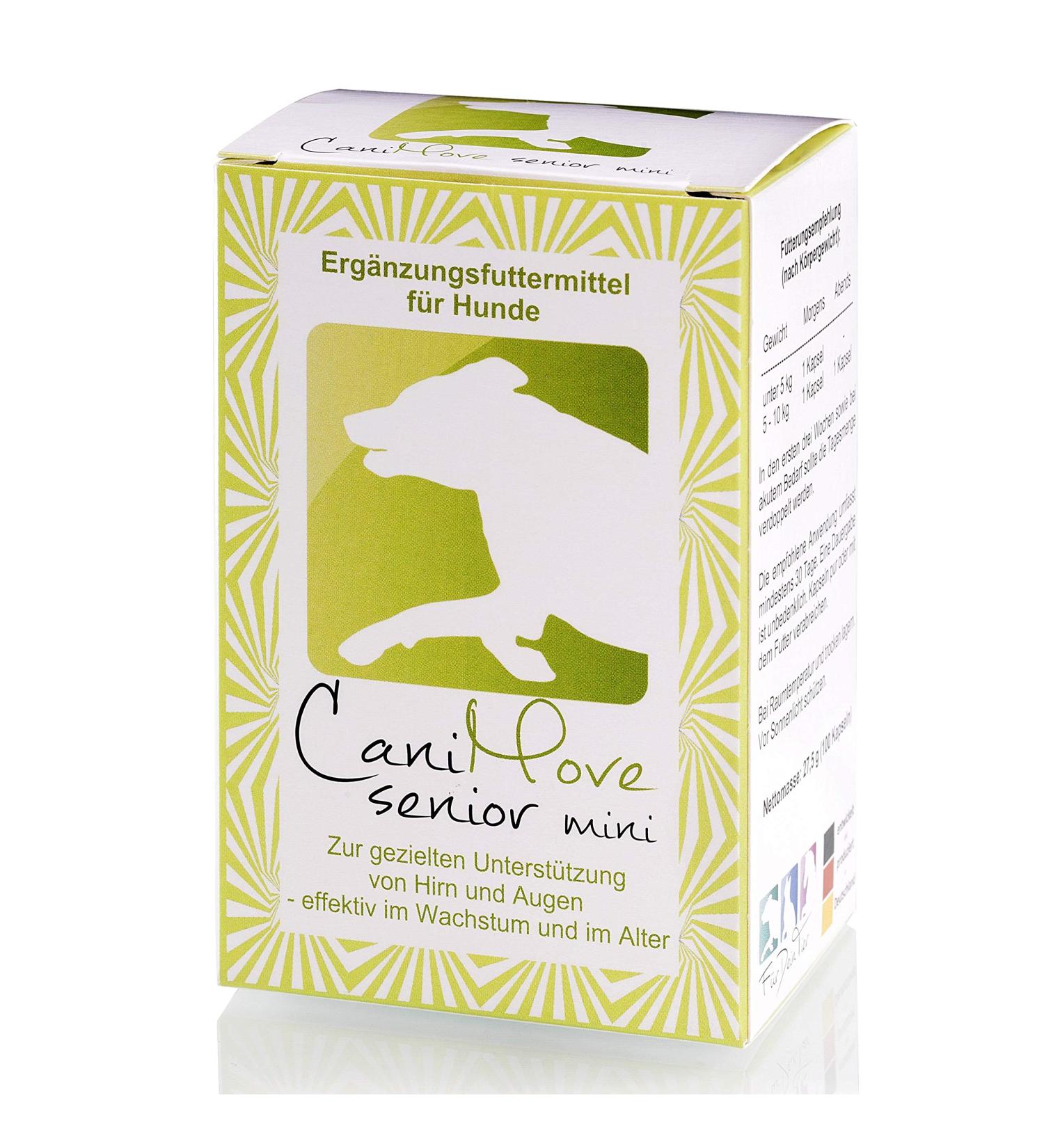 Canimove Senior Mini - 100 Capsules | Veterinary Supplement for Eye & Brain Health | Buy Internationally - Buy Online on GoSupps.com