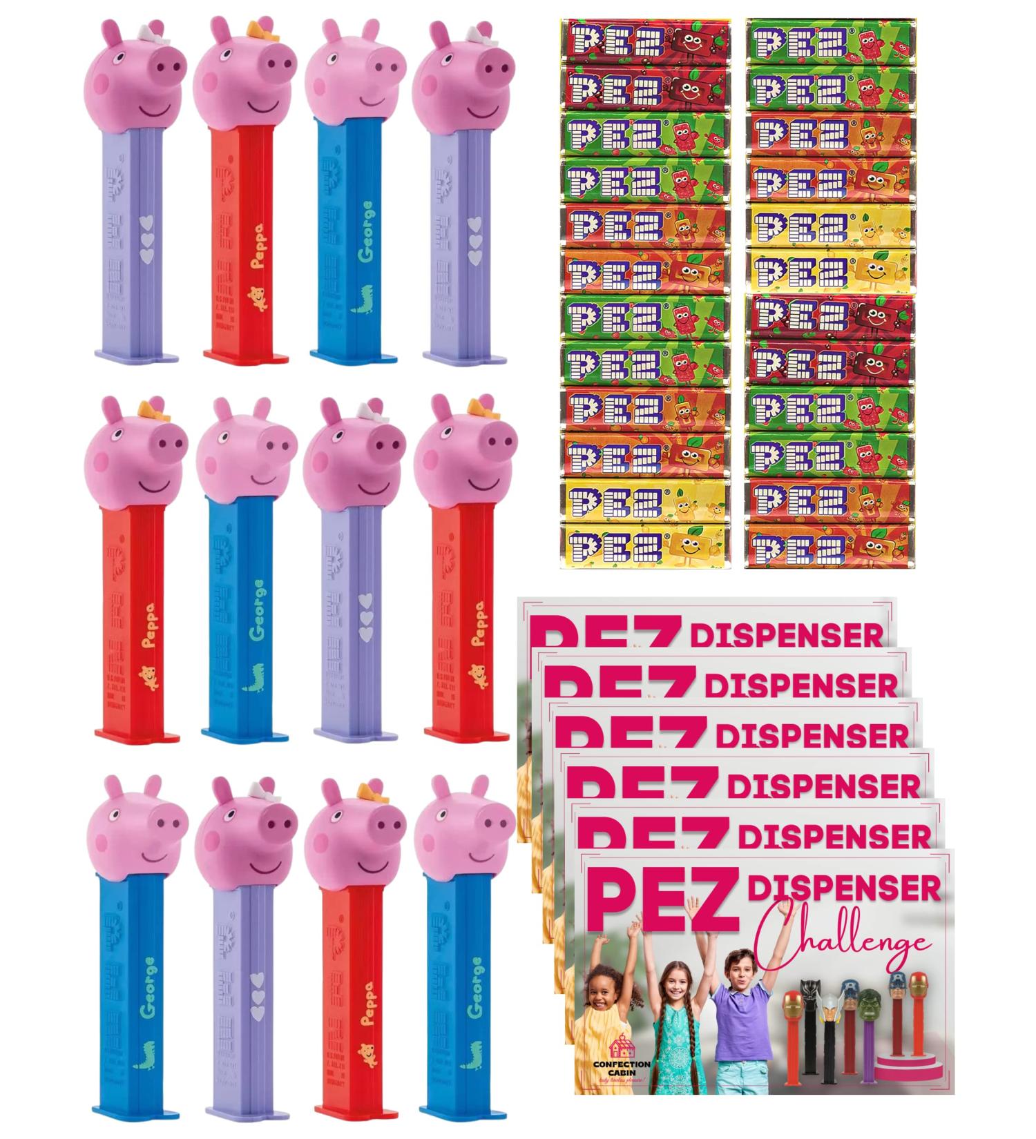 Pez Dispenser Set Bundle with 12 Peppa Pig Characters, Candy Refills & Game Card | Perfect Birthday Gifts and Stocking Fillers - Buy Online on GoSupps.com