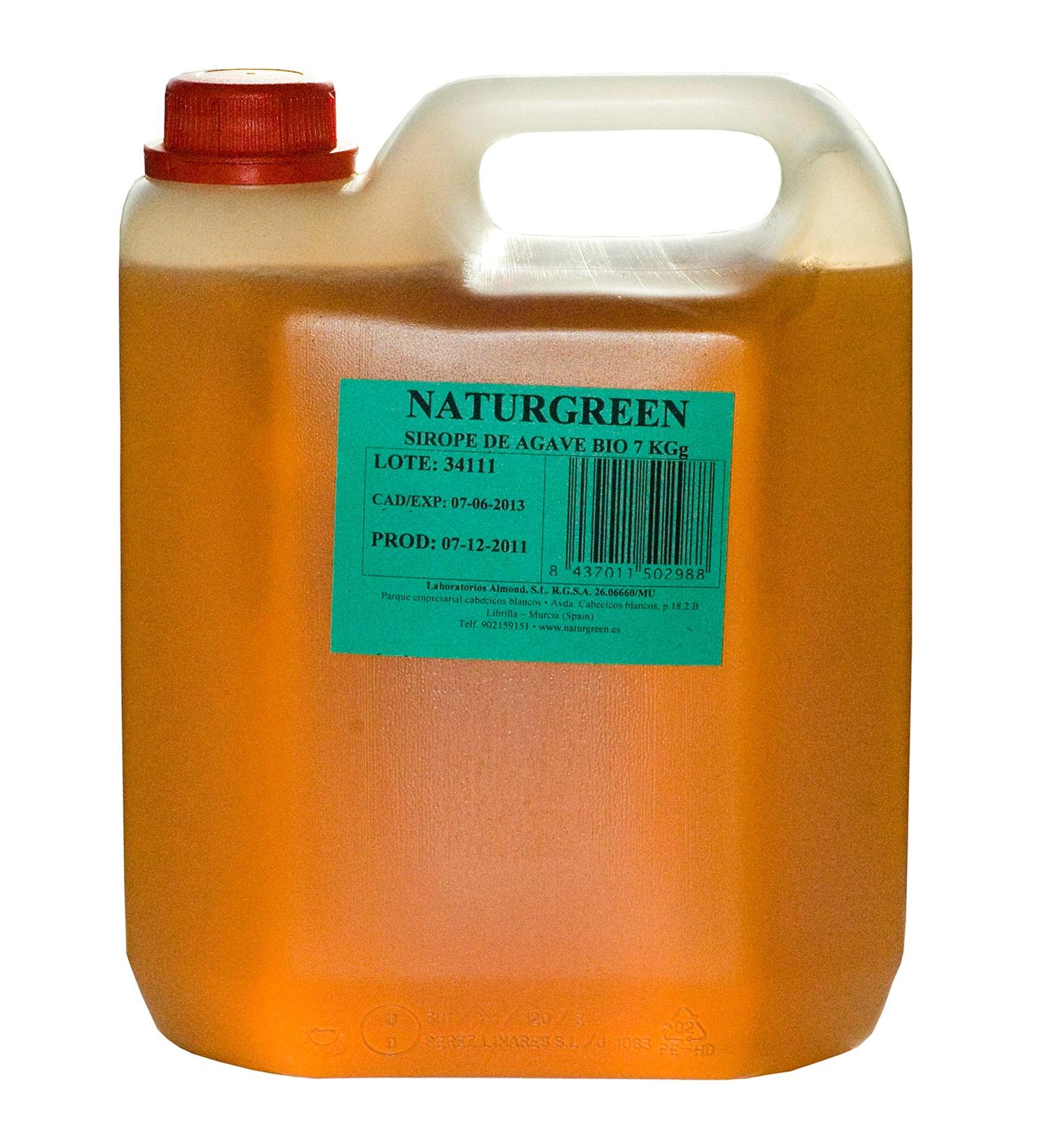 Nutricosmetics - Naturgreen Agave Garrafa Syrup 7 kg