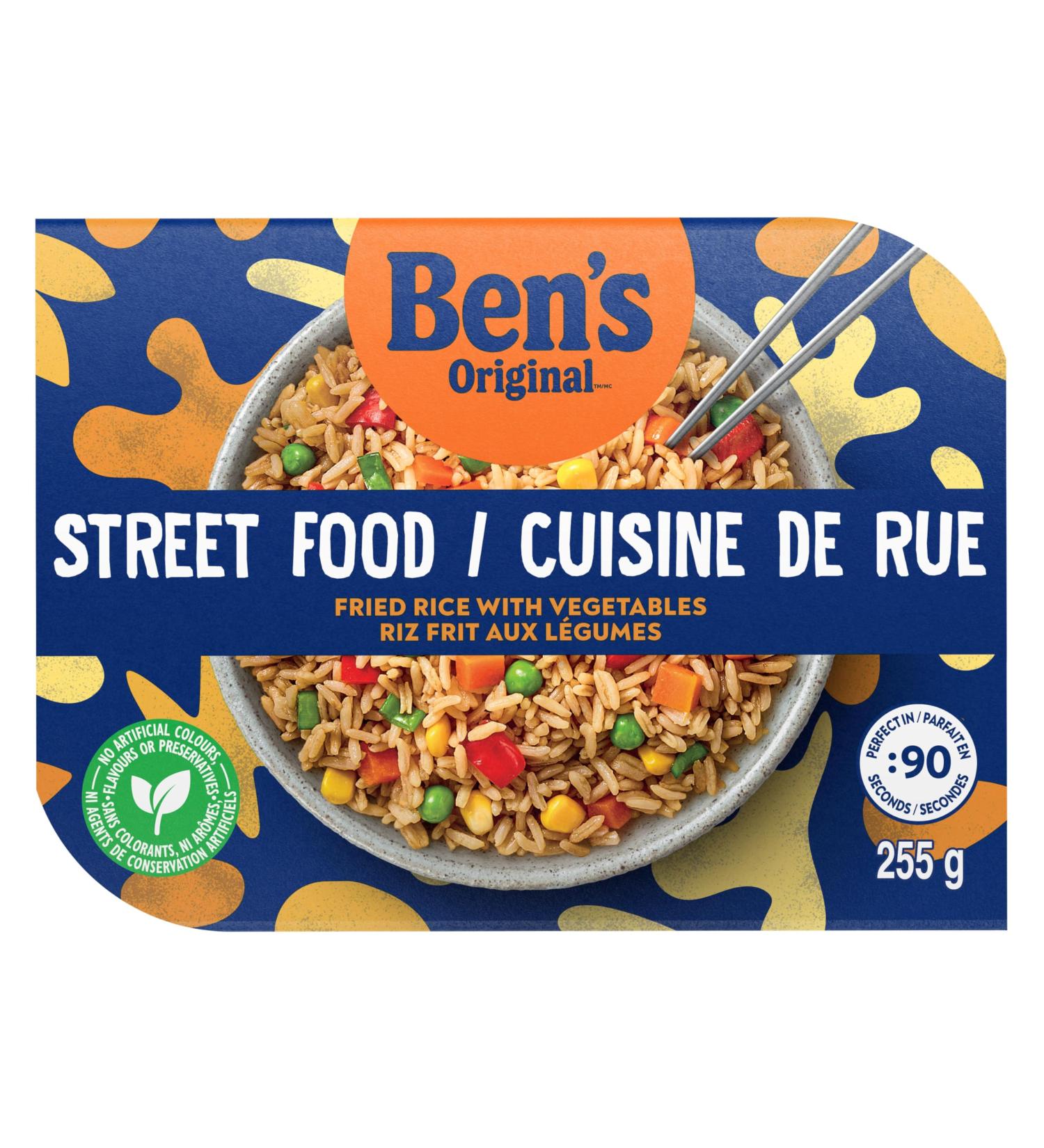 Ben's Original Street Food Fried Rice with Vegetables 255g Fried Rice with Vegetables 1 - Buy Online on GoSupps.com