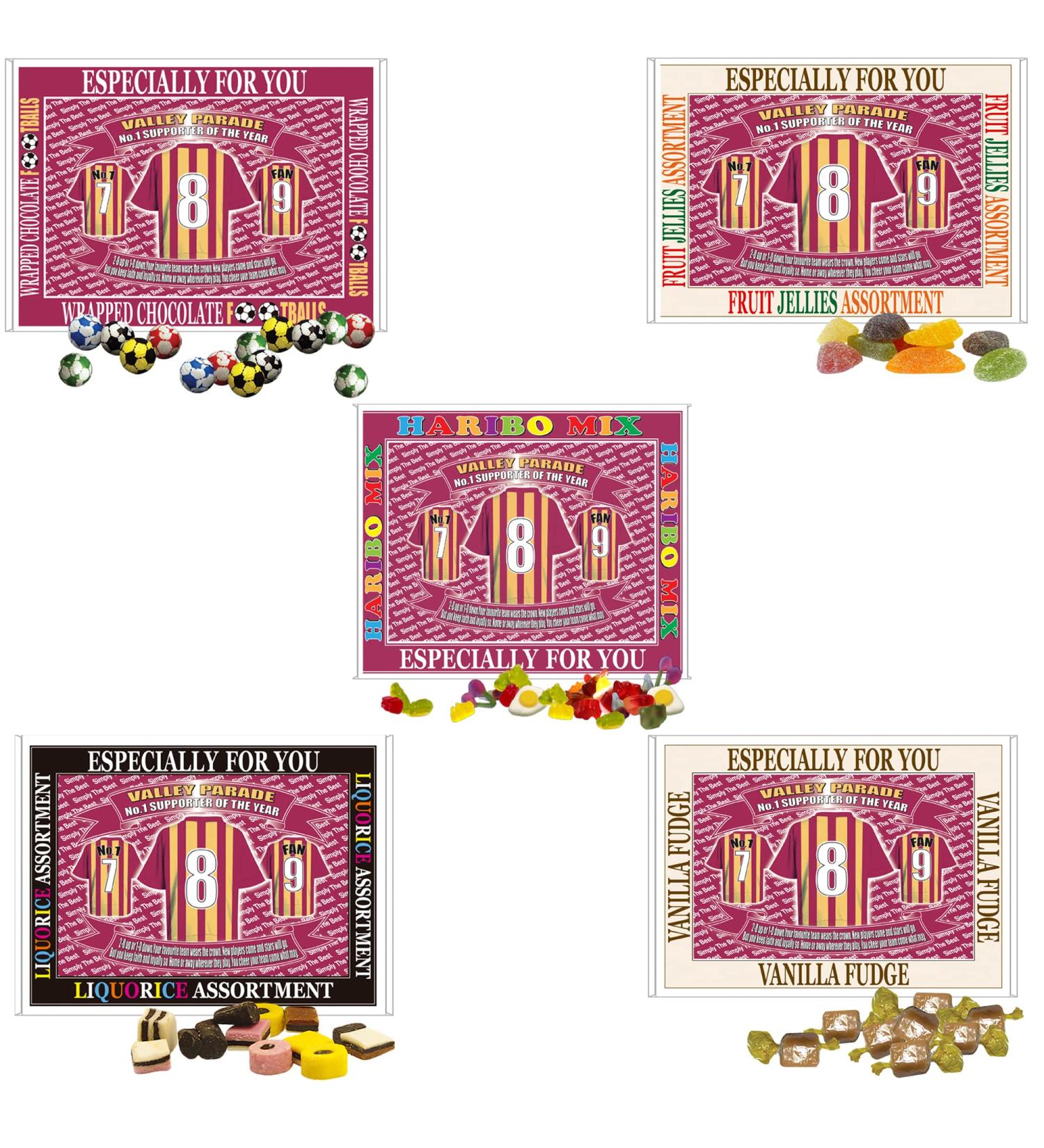 Bradford City Football Shirt Gift Boxed Sweets - Buy Online on GoSupps.com