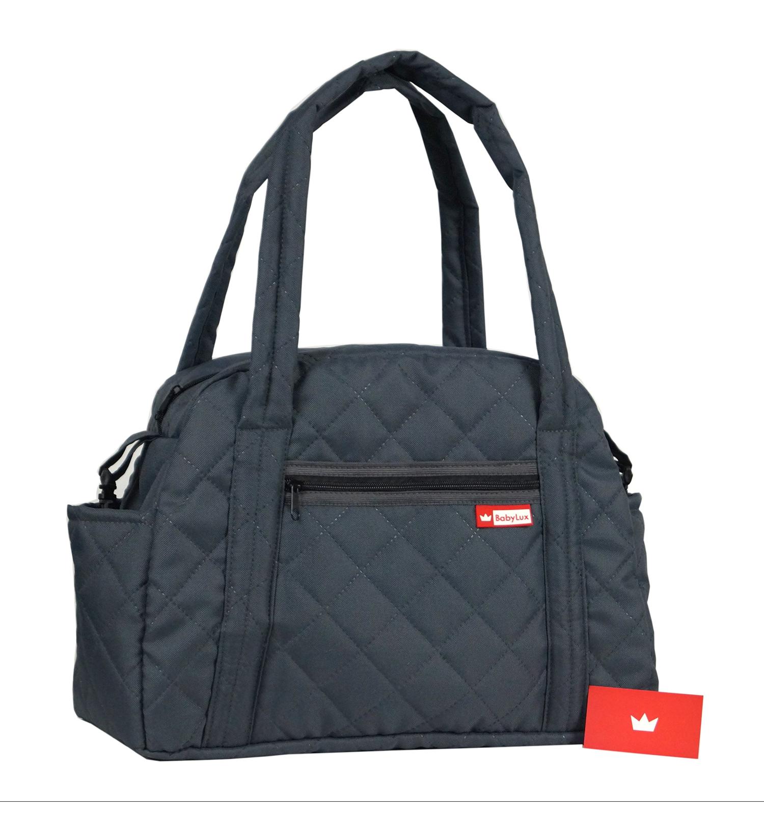 BabyLux Diaper Bag CANDY PIK - Stylish Stroller Bag & Nappy Bag in Gray | International Shipping Available - Buy Online on GoSupps.com