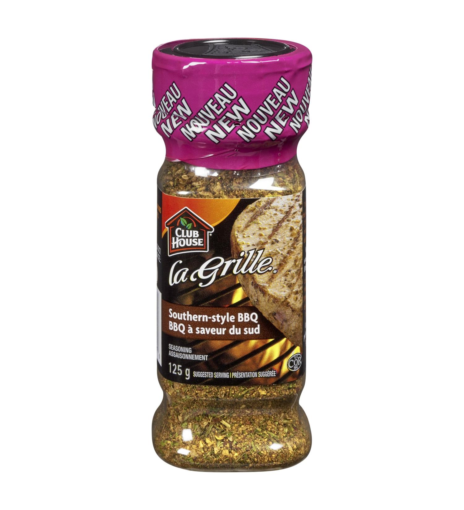 Club House La Grille Grilling Made Easy Southern Style BBQ Seasoning 125g - Buy Online on GoSupps.com