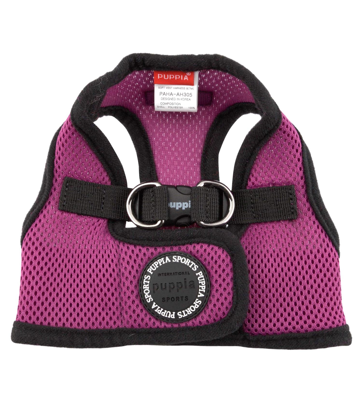 Puppia Dog Harness for Small & Medium Dogs - Soft Vest in Multiple Colors | XXL Violet - Versatile Puppy Dish & Anti-Tip Tableware - Buy Online on GoSupps.com