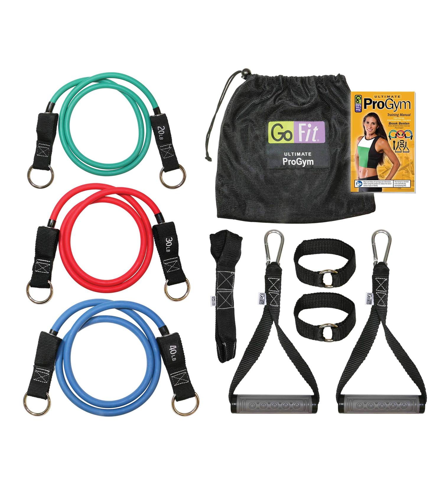 GoFit Ultimate ProGym - Portable Multicolored Fitness Equipment | One Size | International Shipping Available - Buy Online on GoSupps.com