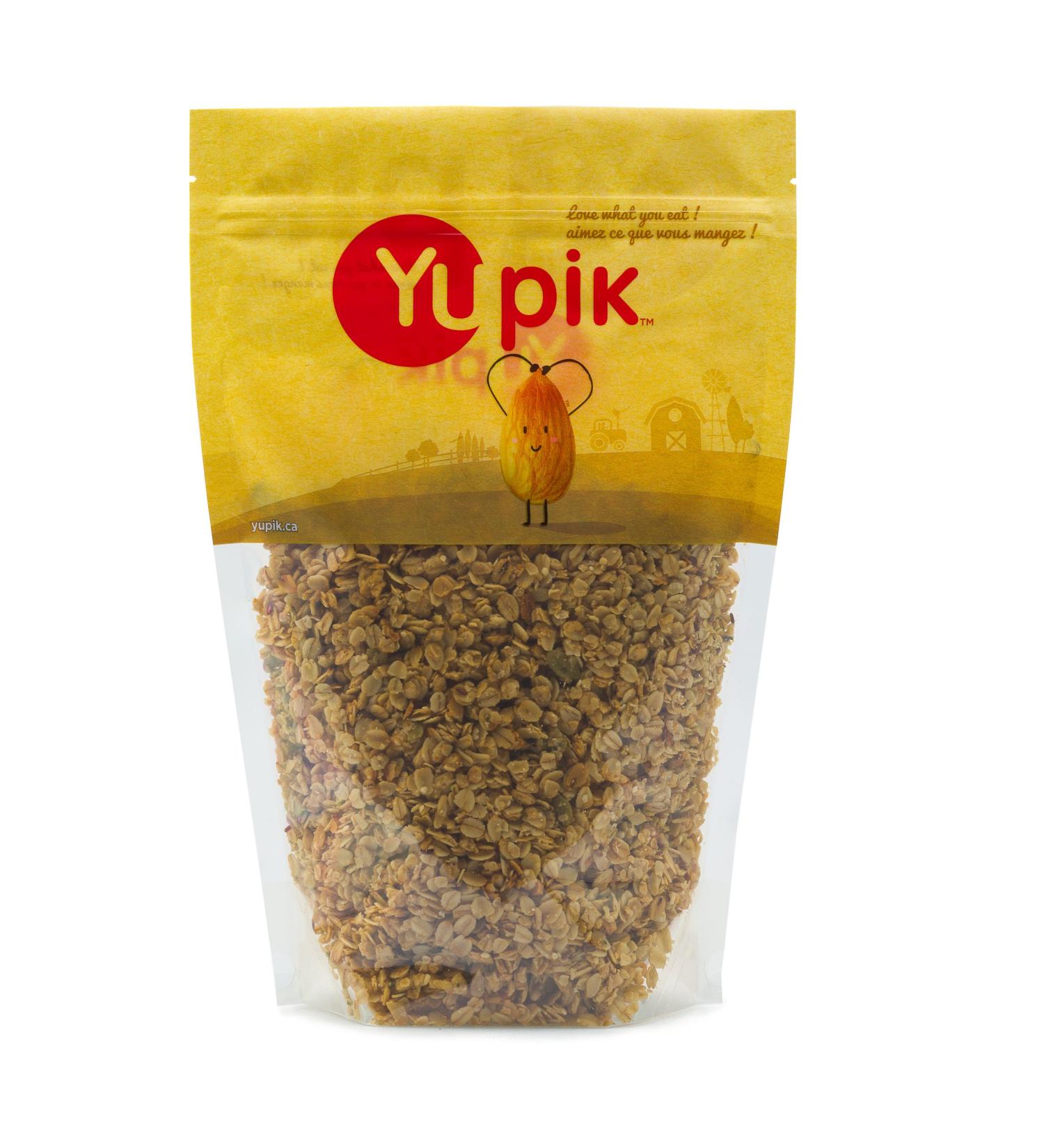 Yupik Hemp Seeds Granola Cereal Blend 1 kg 6 Count Kosher Mix of Oats Sunflower Seeds Pumpkin Seeds Flax Seeds Hemp Seeds Honey Salt-Free No Refined Sugar Ideal for Topping & Breakfast 6 kg