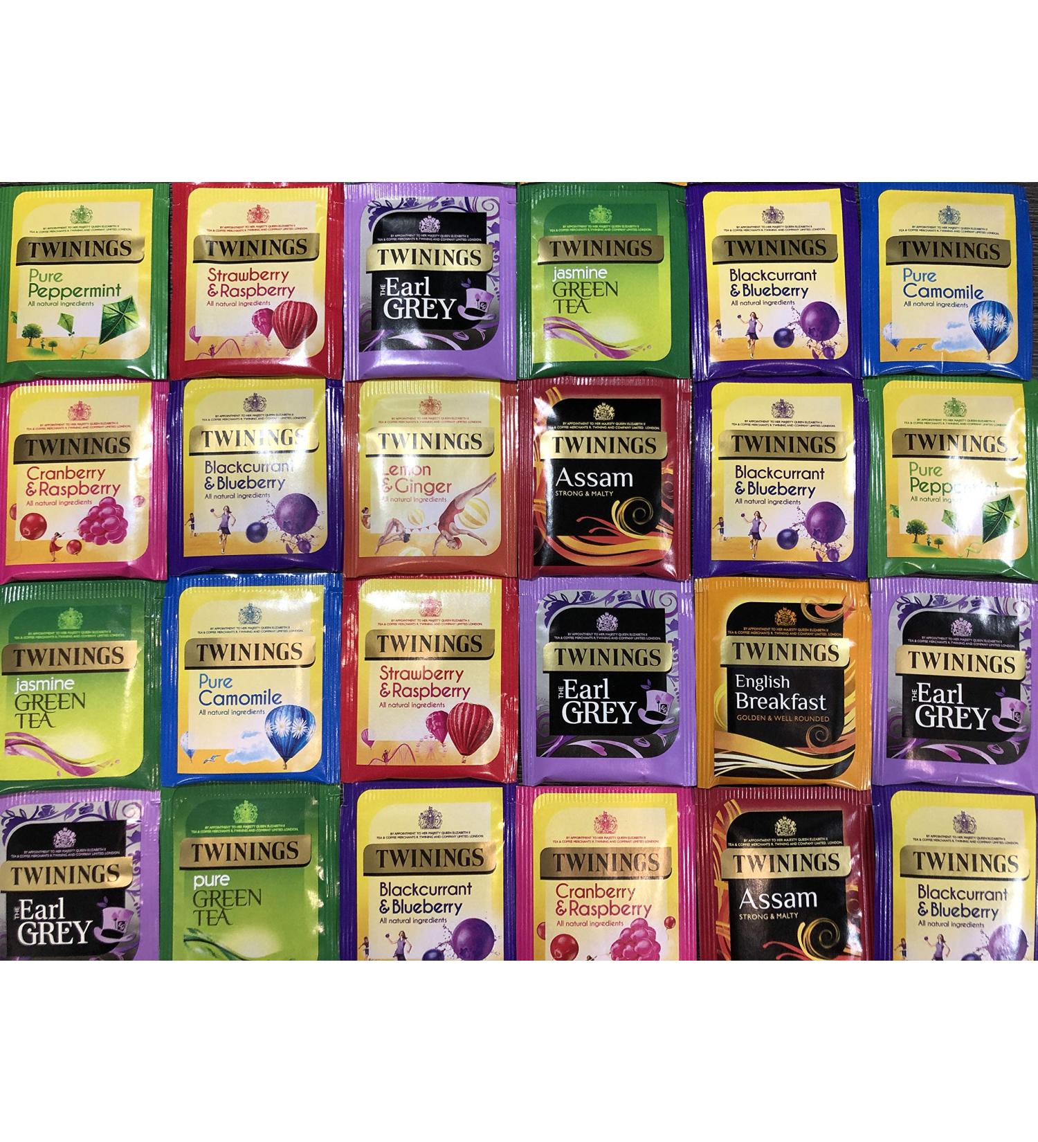ITC & Twinings Twinings Tea Refill Box 10 Assorted Flavors 100 Individually Wrapped Tea Bags Black Tea Green Teas and Herbal Teas.