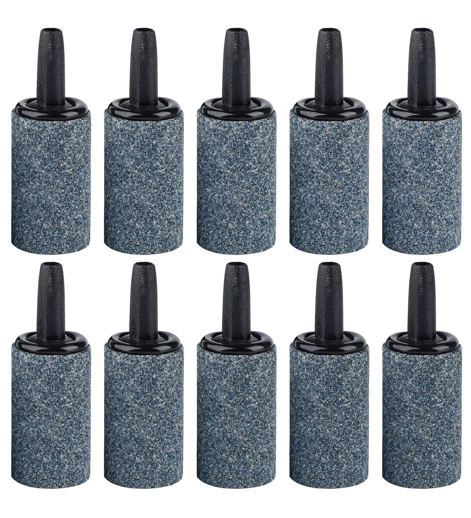 Pawfly 1 Inch Grey Air Stone Cylinder Bubble Diffuser for Aquarium Fish Tank Pump - Buy Online on GoSupps.com