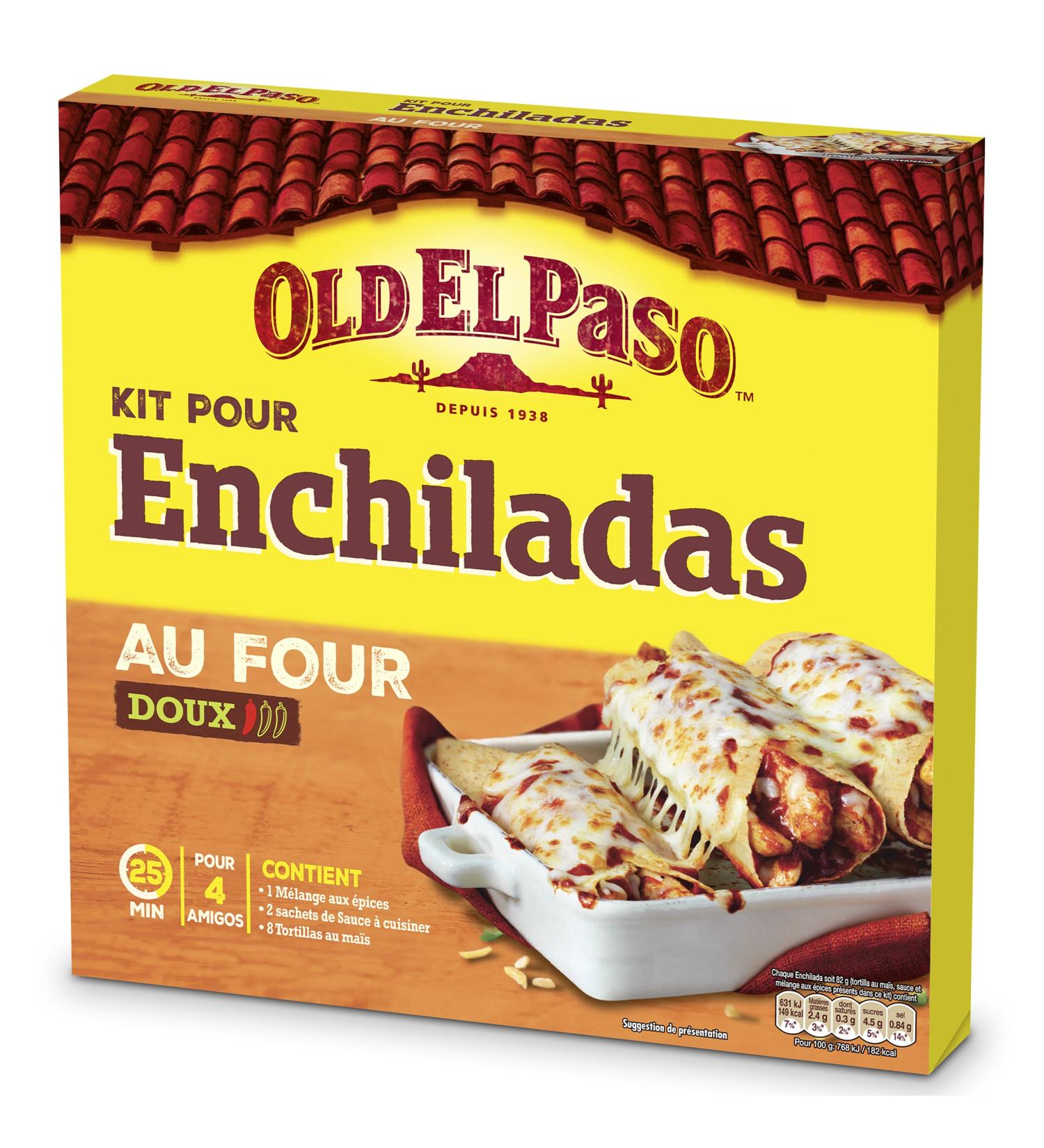 Old el paso Enchilada Kit 657 g - Pack of 5 - Buy Online on GoSupps.com