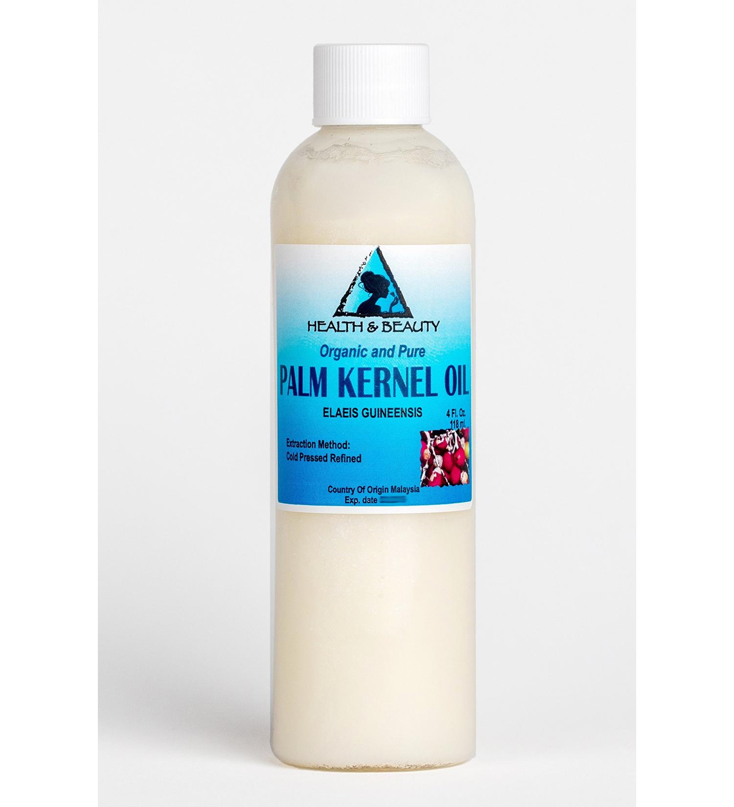 Palm Kernel Oil Organic Carrier Cold Pressed Sustainable Natural 100% Pure 4 oz 118 ml - Buy Online on GoSupps.com