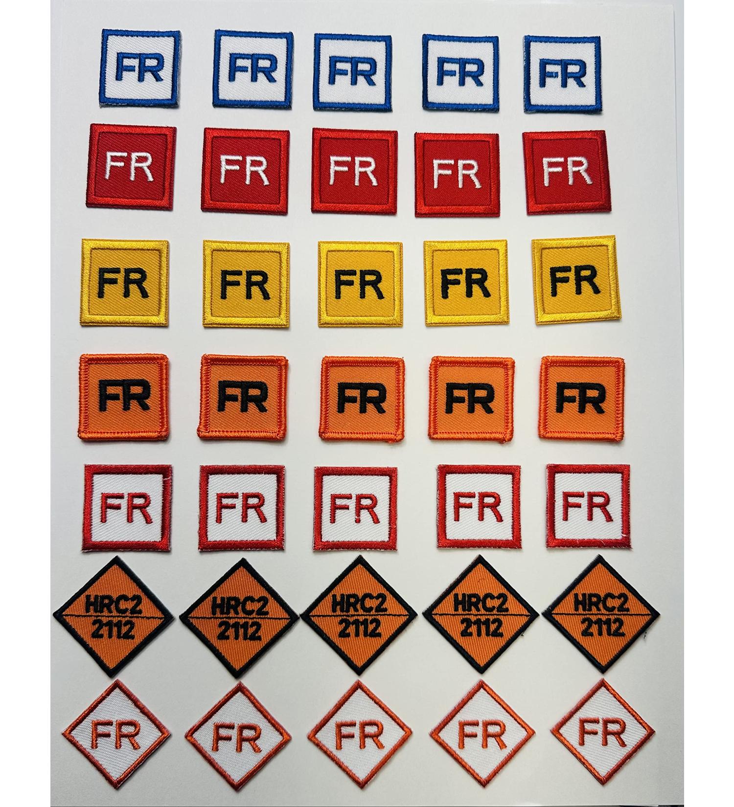 35 Piece Lot FR Replacement Clothing Patches