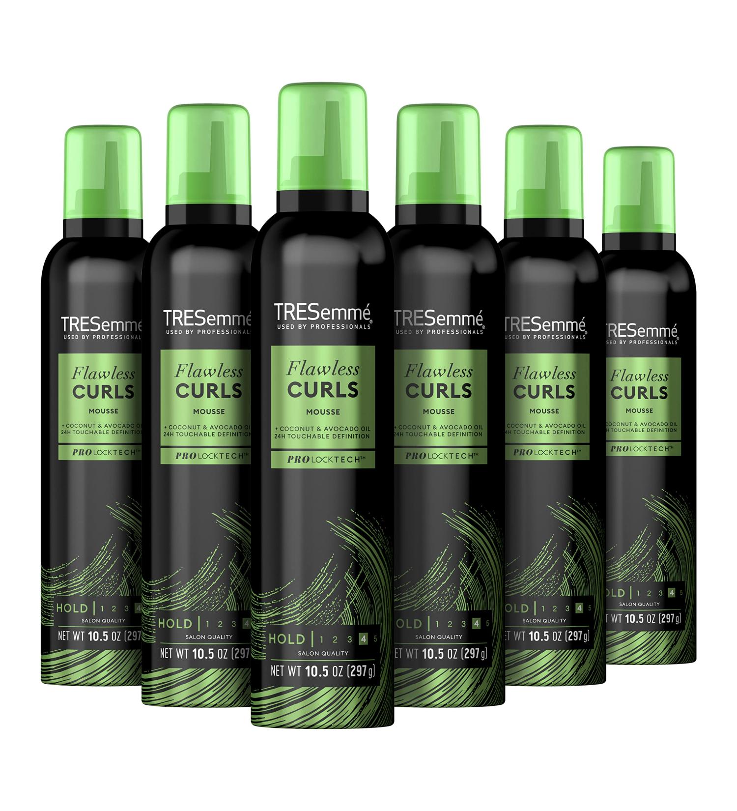 TRESemm Flawless Curls Mousse Pack of 6 - Nourishing Coconut & Avocado Oil 10.5 oz | International Shipping Available - Buy Online on GoSupps.com